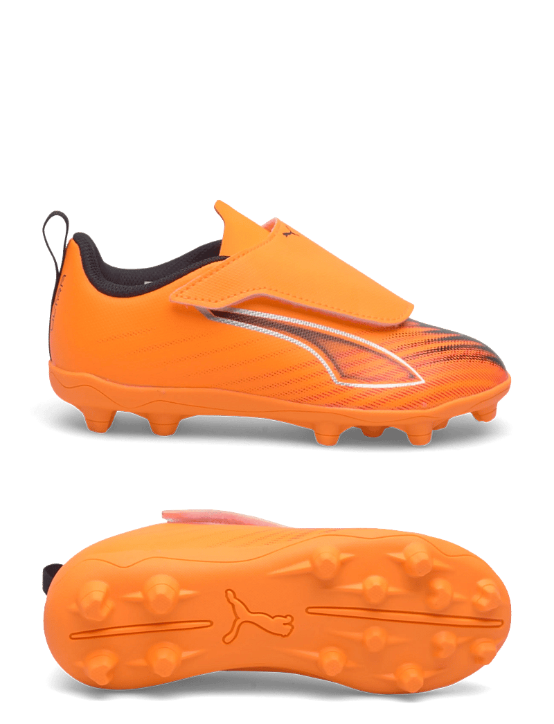 PUMA - ULTRA 6 PLAY V FG/AG RB Jr - kleidung - heat fire-puma black-ultra blue - 0