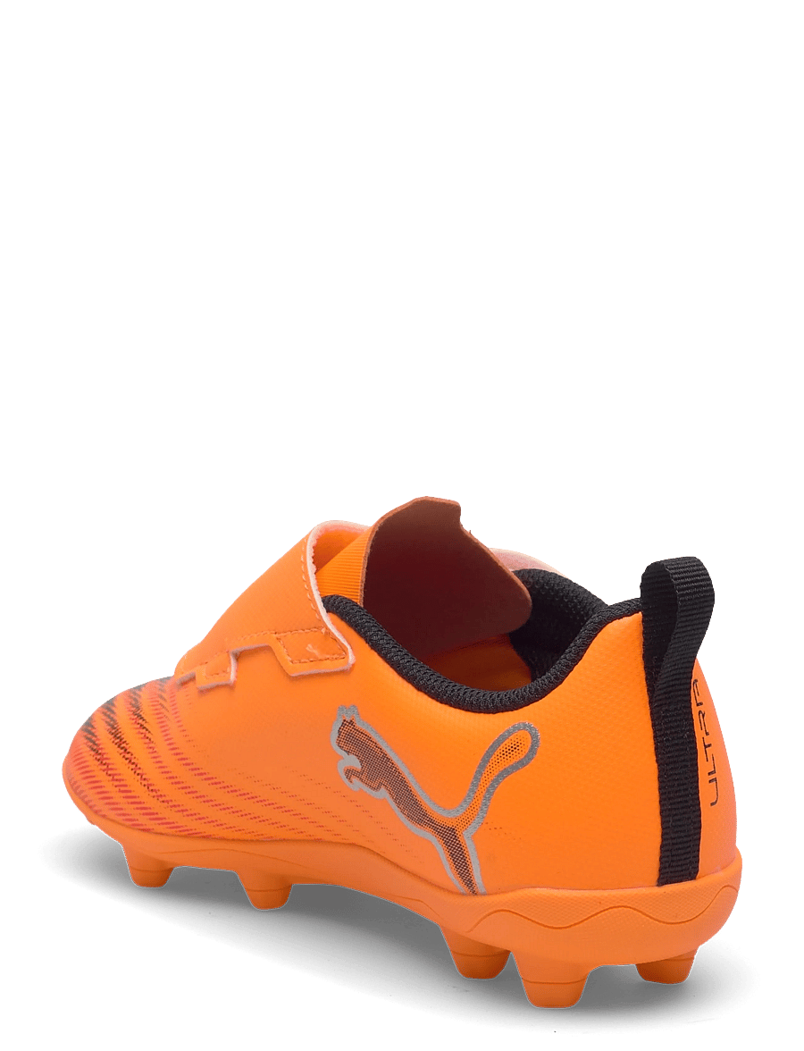 PUMA - ULTRA 6 PLAY V FG/AG RB Jr - kleidung - heat fire-puma black-ultra blue - 2
