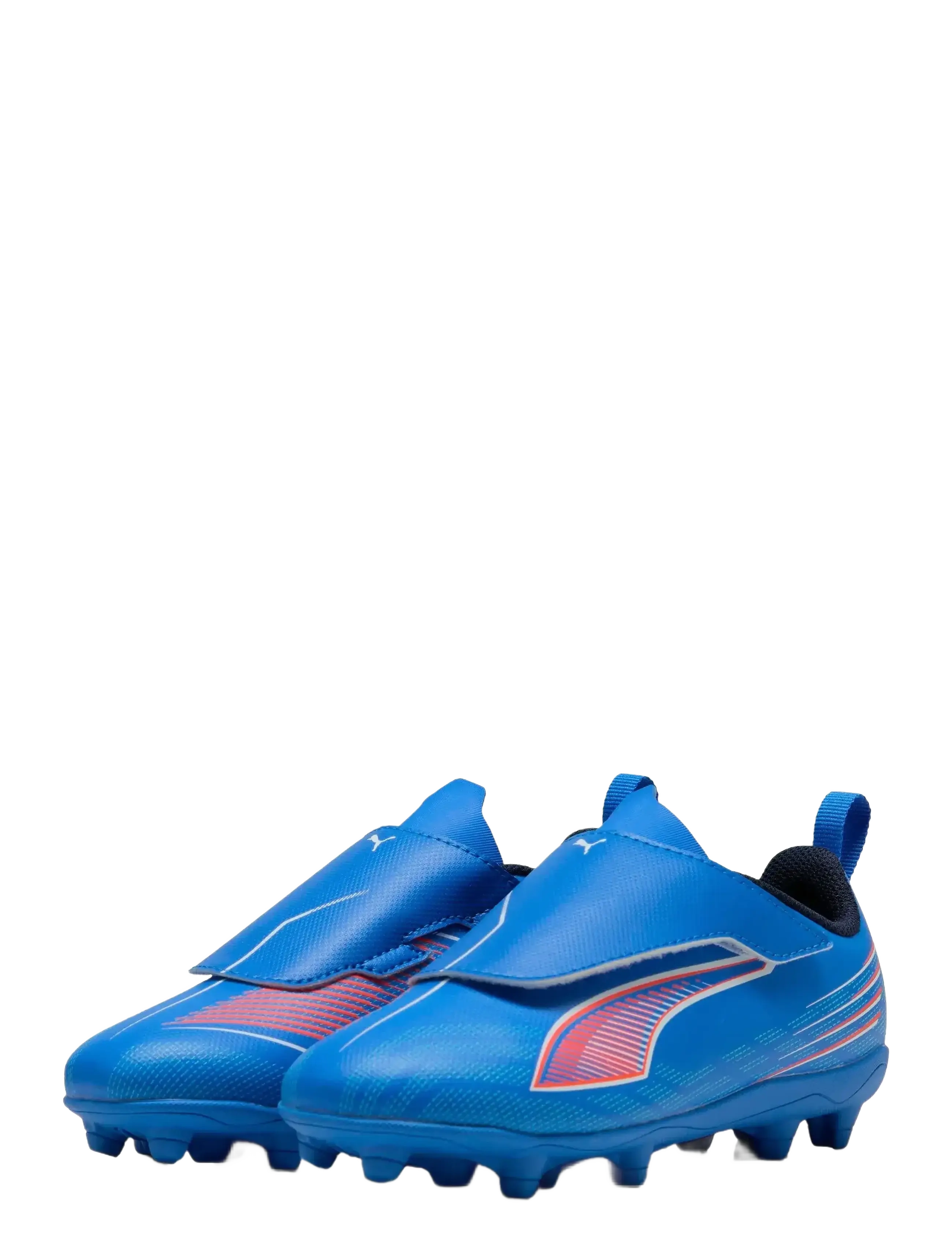 PUMA ULTRA 6 PLAY V FG/AG RB Jr - Fotballsko - ULTRA BLUE-PUMA WHITE-GLOWING RED / blue