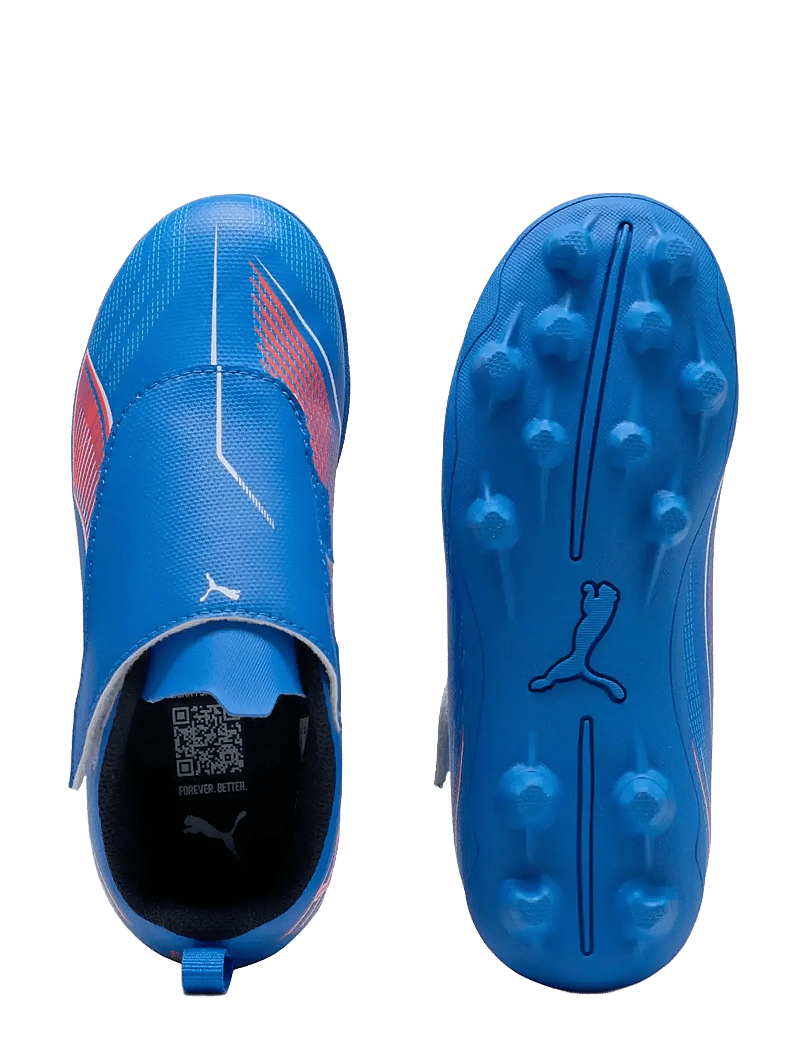 PUMA - ULTRA 6 PLAY V FG/AG RB Jr - apģērbs - ultra blue-puma white-glowing red - 2