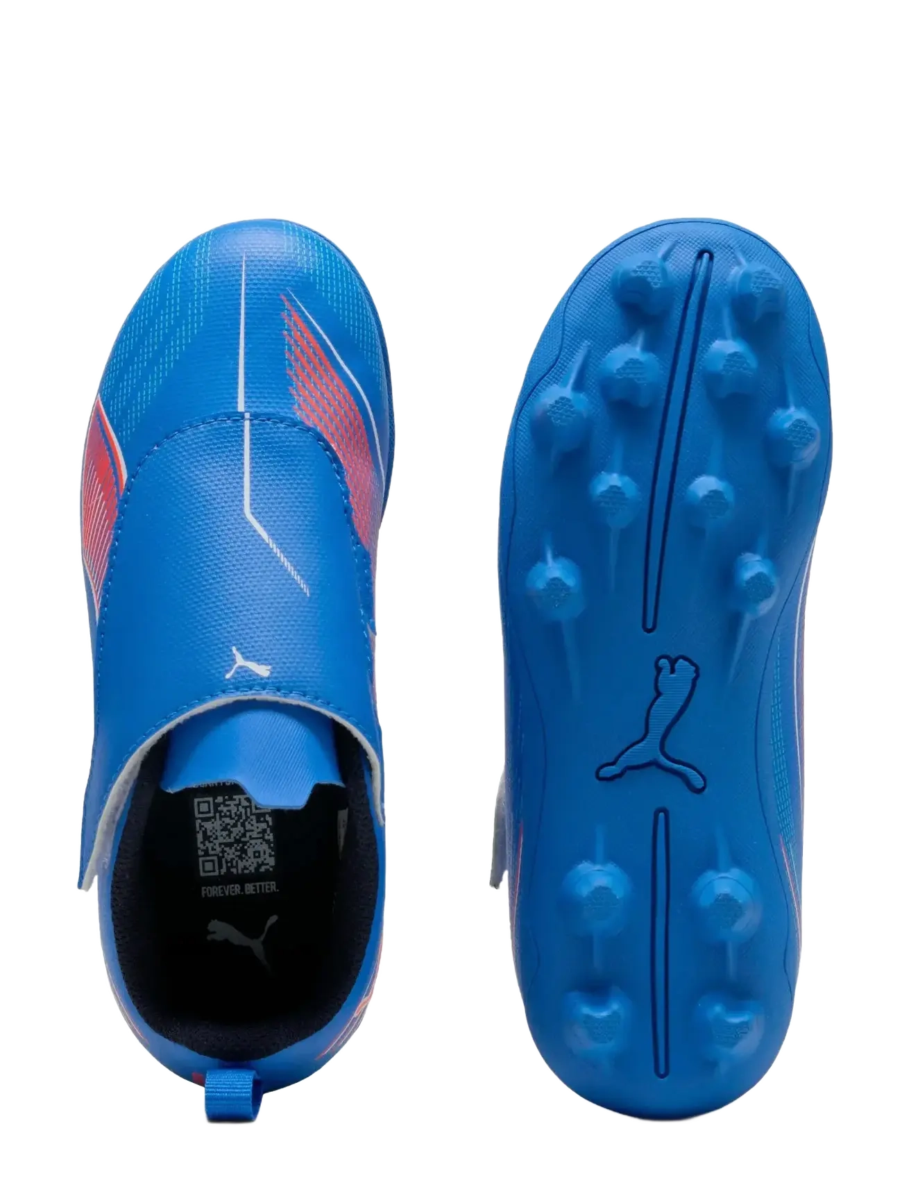PUMA - ULTRA 6 PLAY V FG/AG RB Jr - kleidung - ultra blue-puma white-glowing red - 2