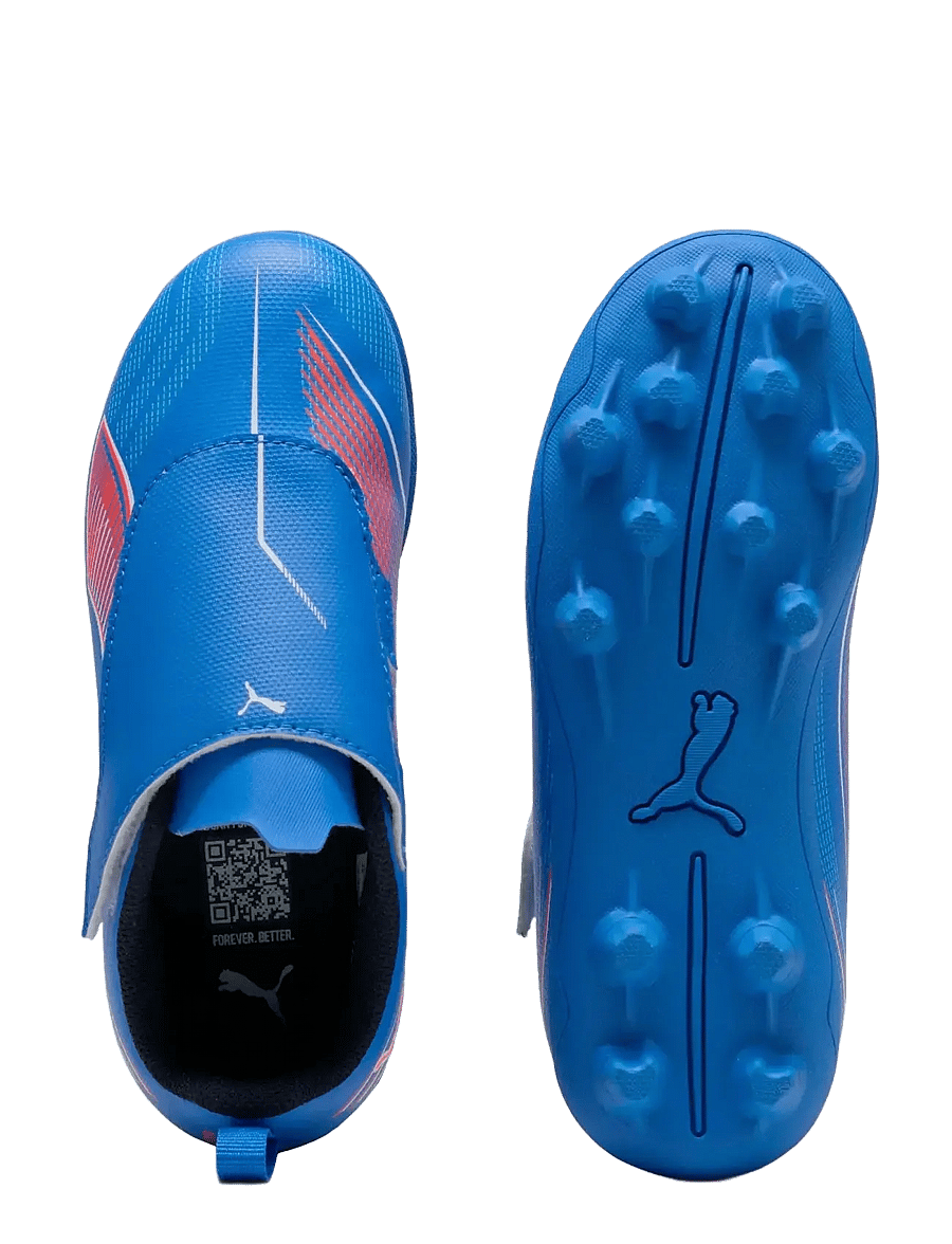PUMA - ULTRA 6 PLAY V FG/AG RB Jr - kleidung - ultra blue-puma white-glowing red - 2