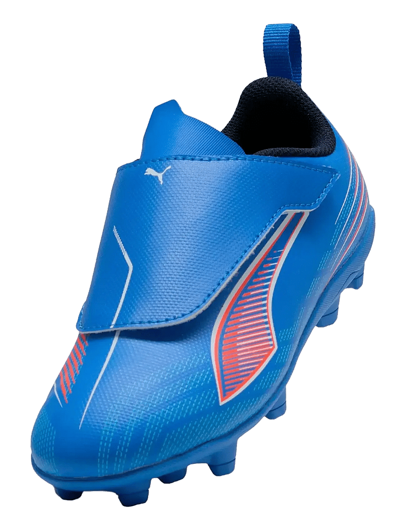 PUMA - ULTRA 6 PLAY V FG/AG RB Jr - apģērbs - ultra blue-puma white-glowing red - 4