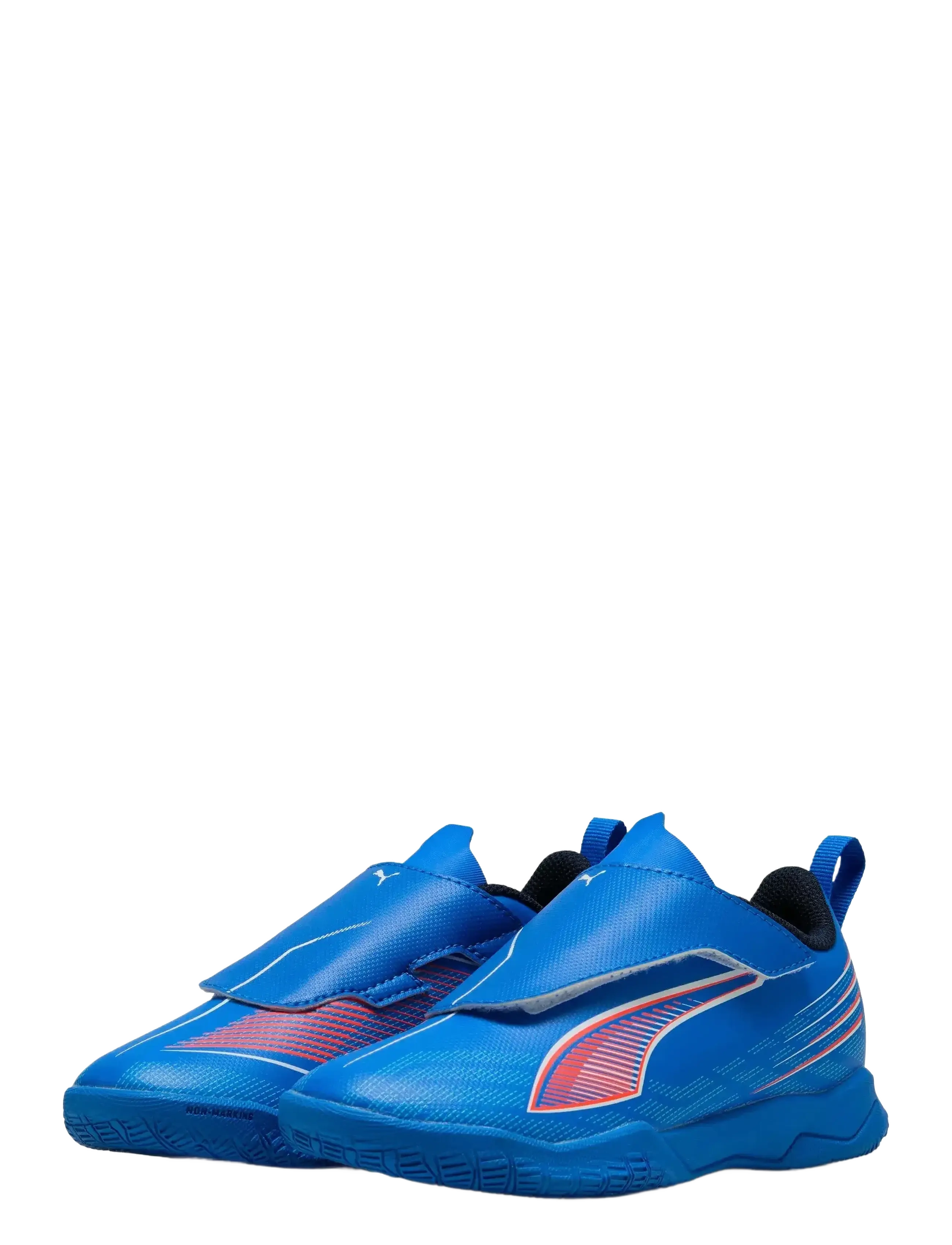 PUMA ULTRA 6 PLAY V IT Jr - Fotballsko - ULTRA BLUE-PUMA WHITE-GLOWING RED / blue