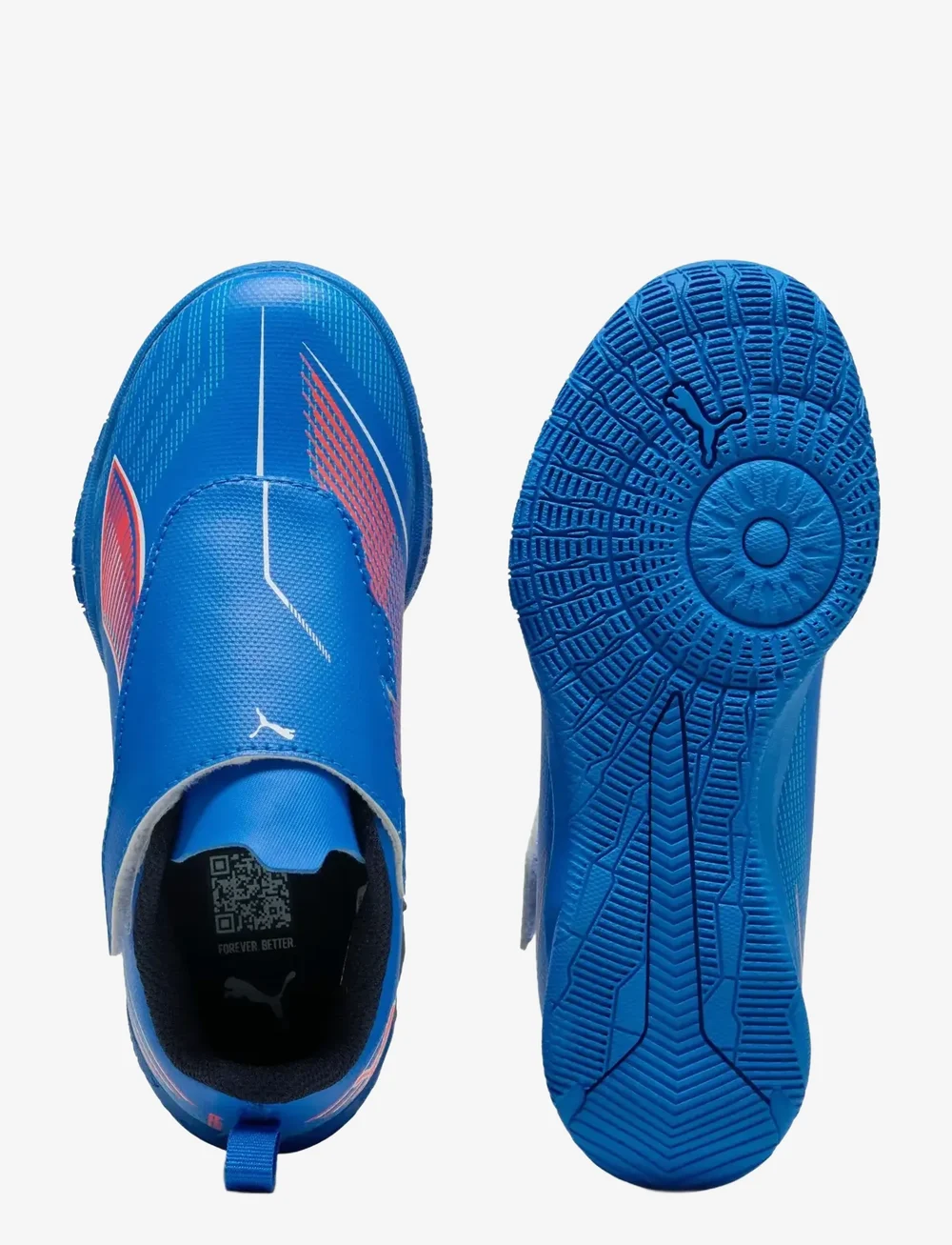 PUMA - ULTRA 6 PLAY V IT Jr - kläder - ultra blue-puma white-glowing red - 2