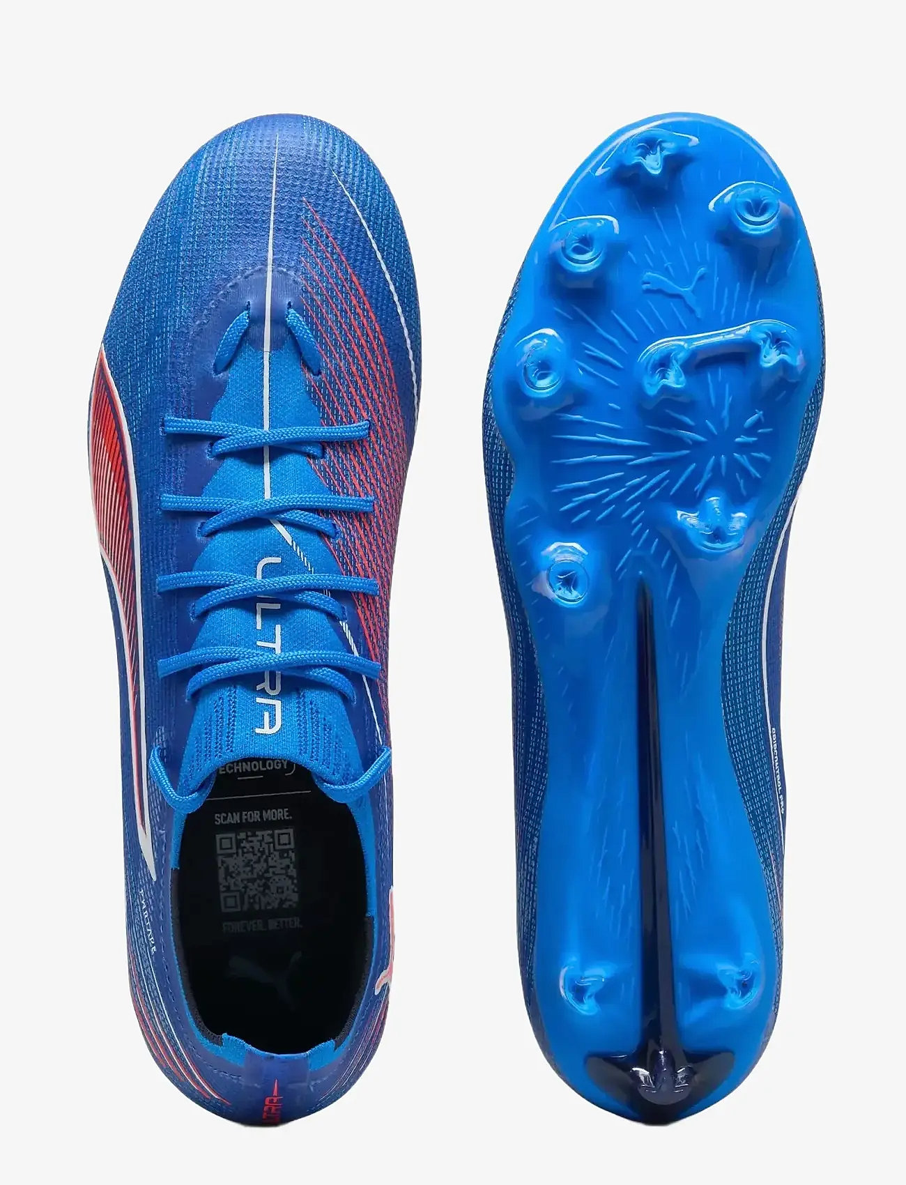 PUMA - ULTRA 6 PRO FG/AG - fotbollsskor - ultra blue-puma white-glowing red - 2