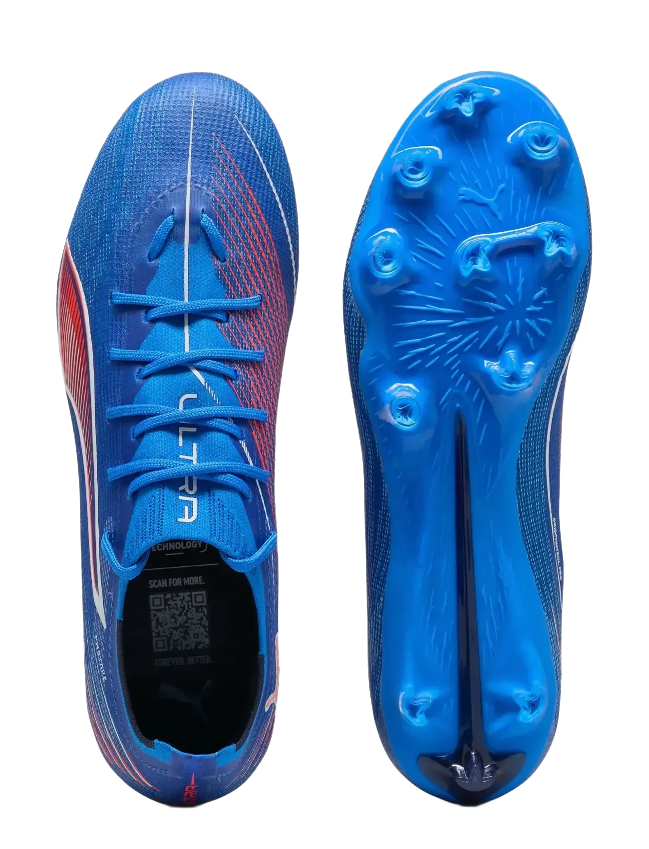 PUMA - ULTRA 6 PRO FG/AG - futbolo bateliai - ultra blue-puma white-glowing red - 2