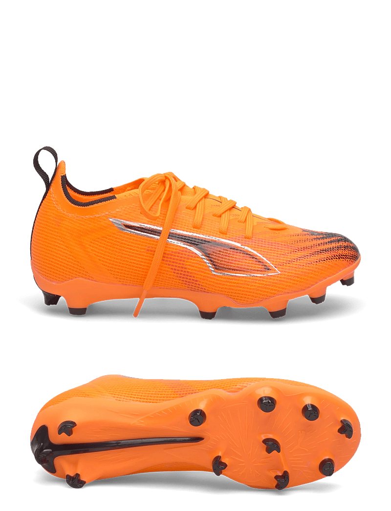 PUMA - ULTRA 6 PRO FG/AG Jr - kläder - heat fire-puma black-glowing red - 0