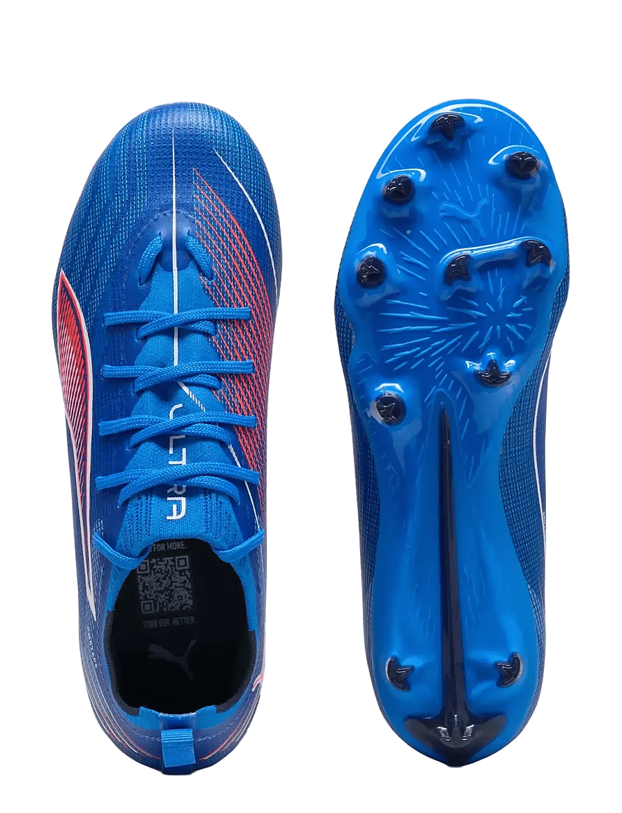 PUMA - ULTRA 6 PRO FG/AG Jr - fodboldstøvler - ultra blue-puma white-glowing red - 2