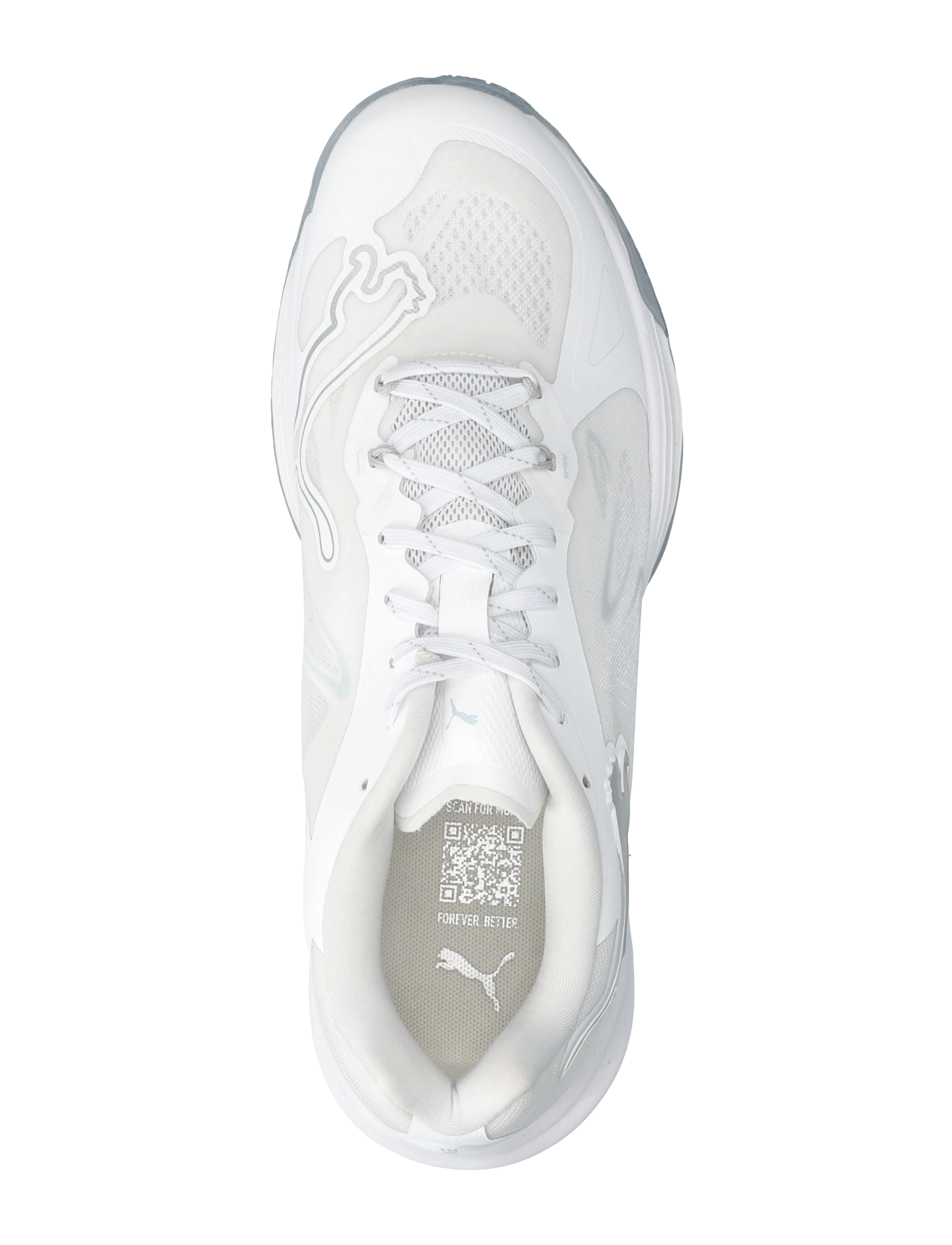 PUMA - Vantage Nitro - indoor sports shoes - puma white-puma silver-ash gray - 3
