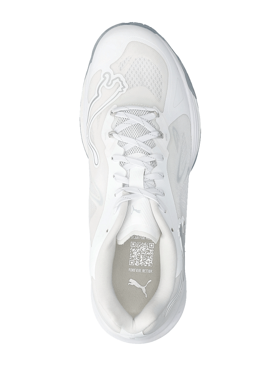 PUMA - Vantage Nitro - indoor sports shoes - puma white-puma silver-ash gray - 3