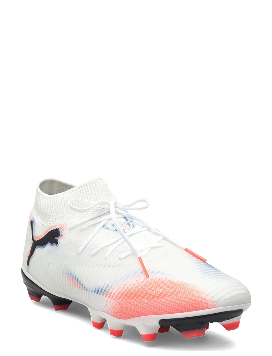 PUMA - FUTURE 8 PRO FG/AG - chaussures de football - puma white-puma black-glowing red - 1