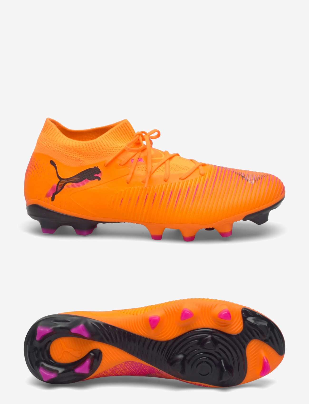 PUMA - FUTURE 8 MATCH FG/AG - jalkapallokengät - heat fire-puma black-ravish - 0