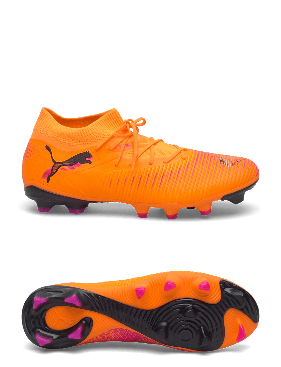 PUMA - FUTURE 8 MATCH FG/AG - fußballstiefel - heat fire-puma black-ravish - 0