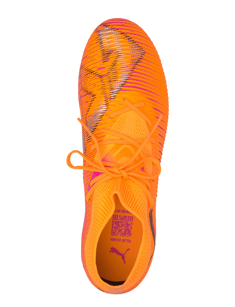 PUMA - FUTURE 8 MATCH FG/AG - jalkapallokengät - heat fire-puma black-ravish - 3