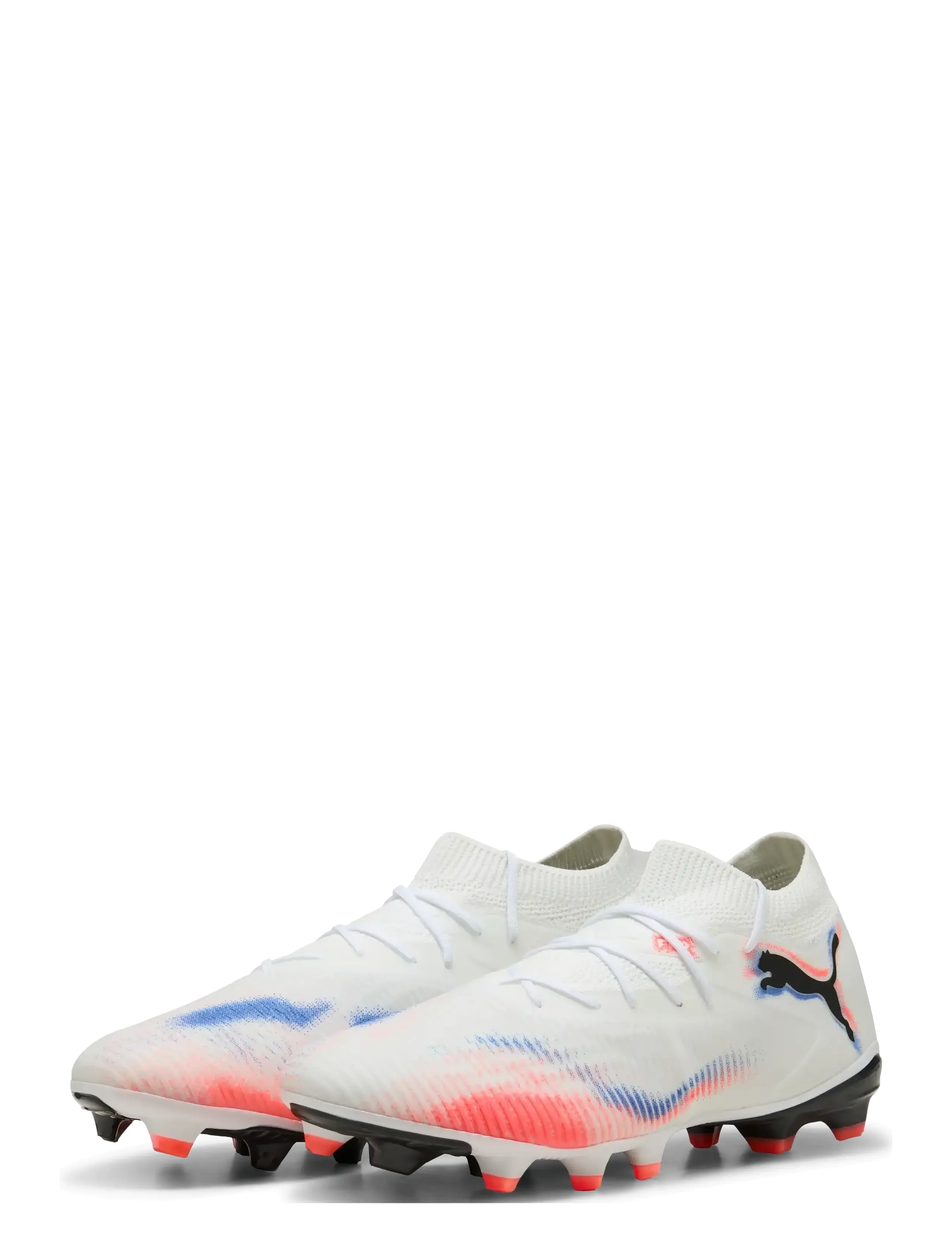 PUMA Future 8 Match Fg/Ag, Mænd, FG/AG Fodboldstøvler, Hvid, Str: 44