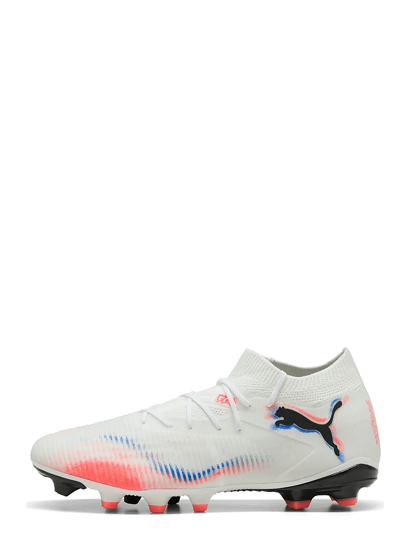 PUMA - FUTURE 8 MATCH FG/AG - jalkapallokengät - puma white-puma black-glowing red - 1