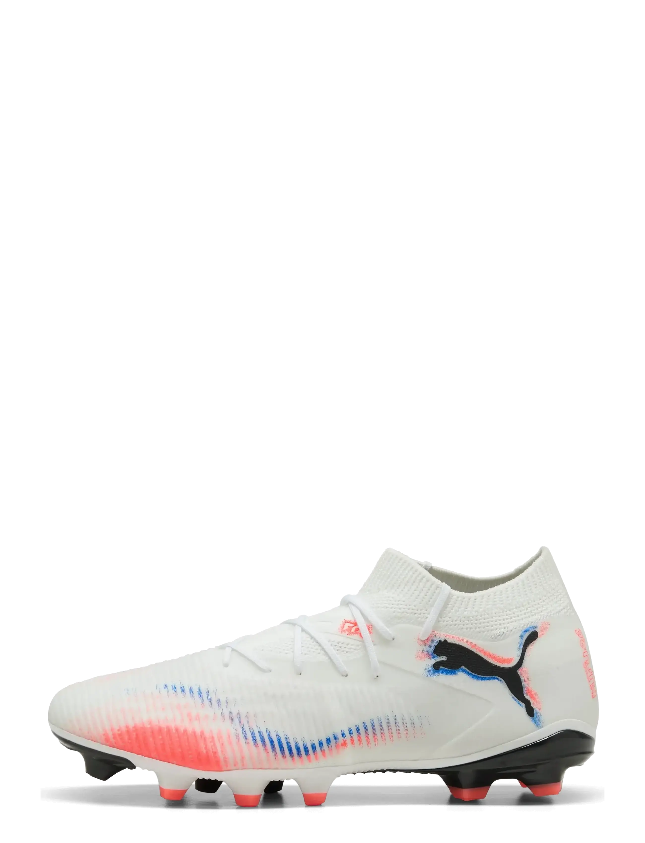 PUMA - FUTURE 8 MATCH FG/AG - fußballschuhe - puma white-puma black-glowing red - 1