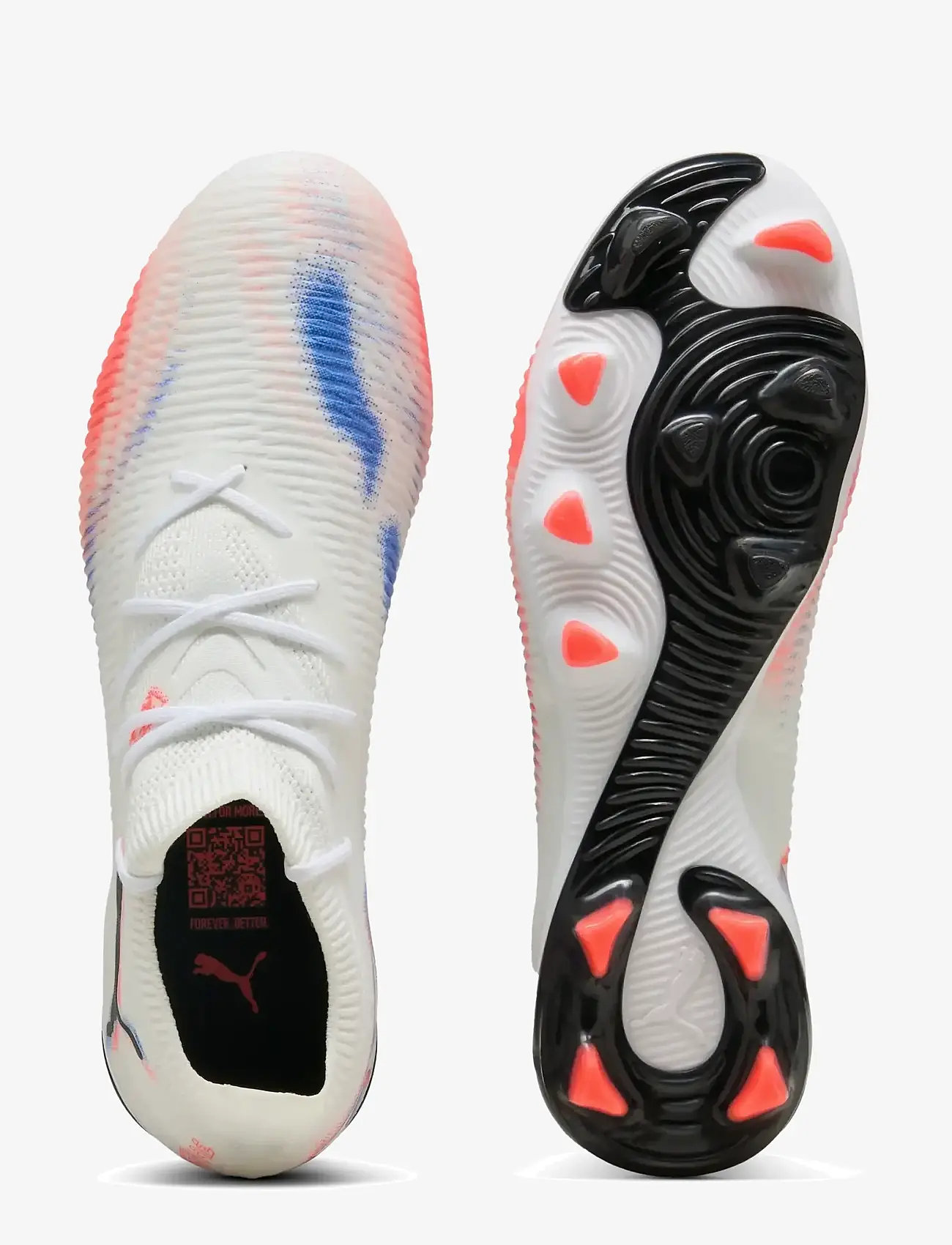 PUMA - FUTURE 8 MATCH FG/AG - fodboldstøvler - puma white-puma black-glowing red - 2