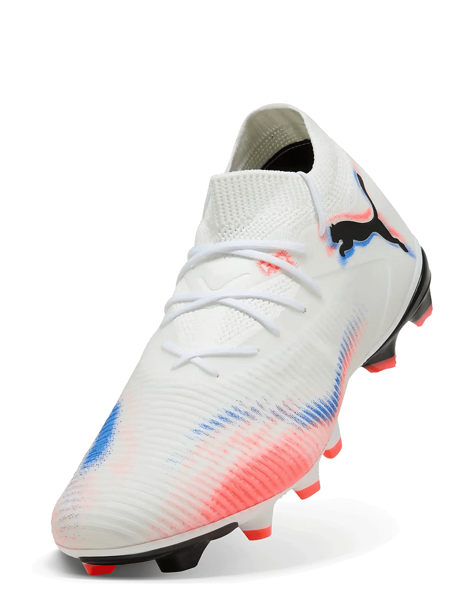 PUMA - FUTURE 8 MATCH FG/AG - fótboltaskór - puma white-puma black-glowing red - 4