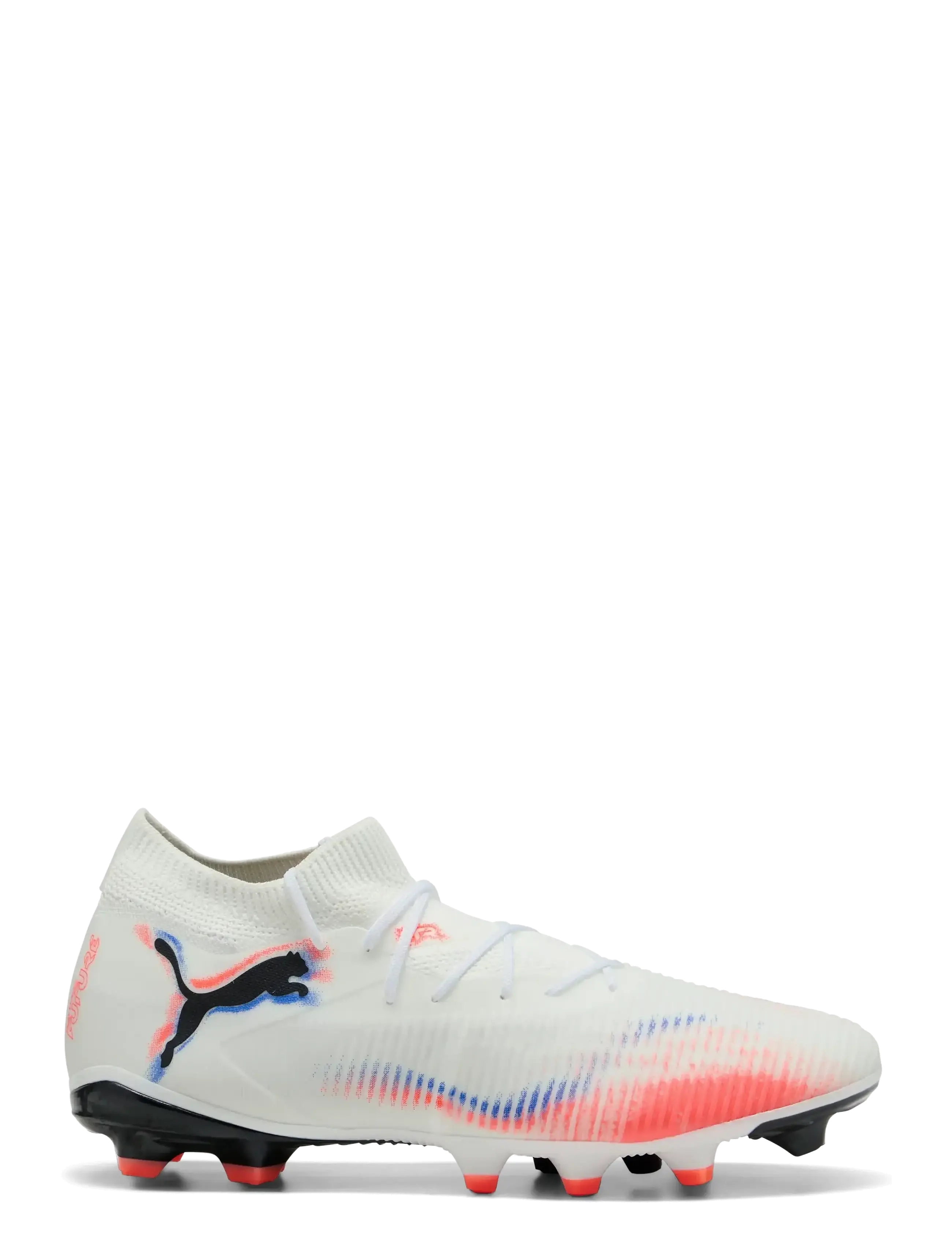 PUMA - FUTURE 8 MATCH FG/AG - fußballschuhe - puma white-puma black-glowing red - 5