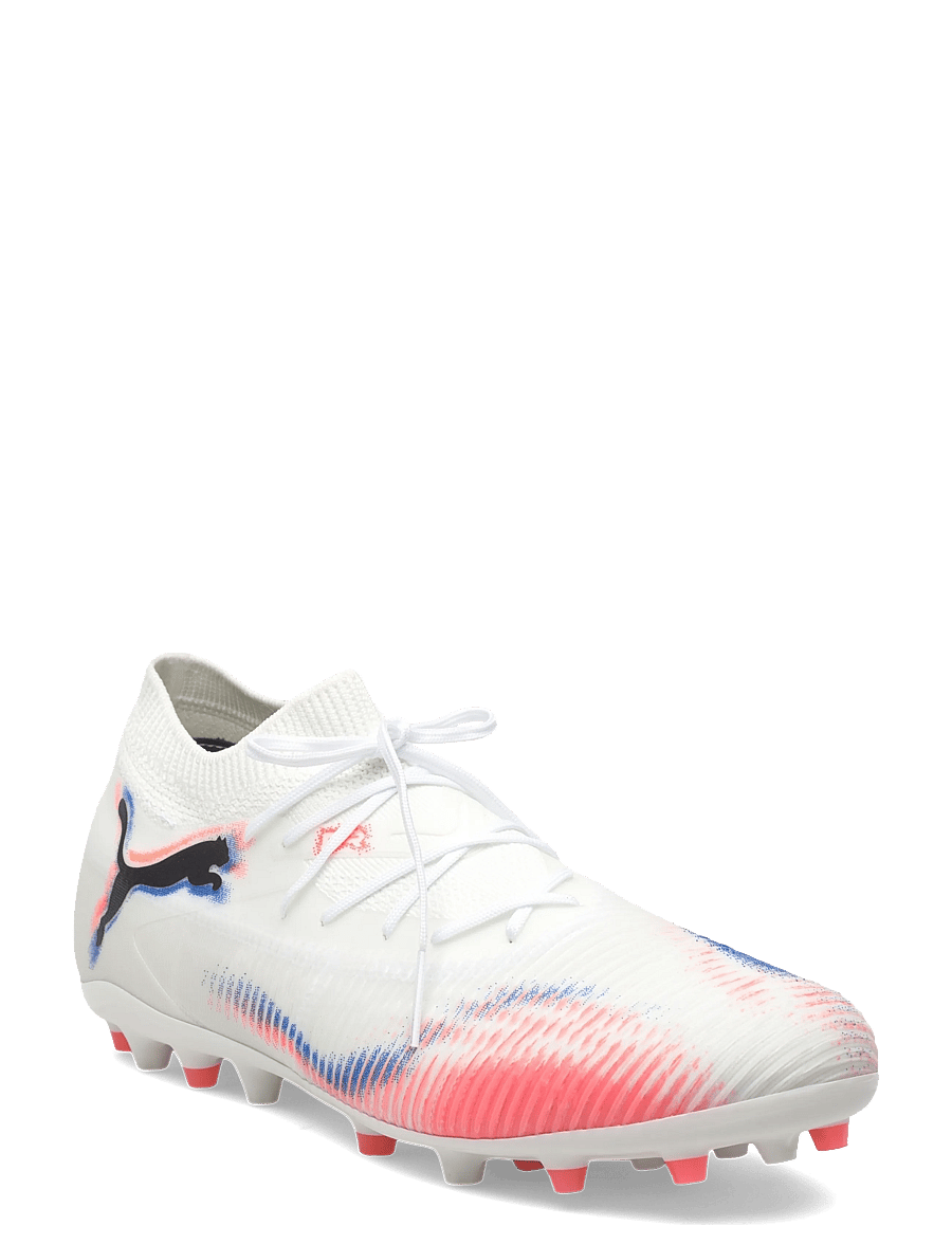 PUMA - FUTURE 8 MATCH MG - fußballstiefel - puma white-puma black-glowing red - 0