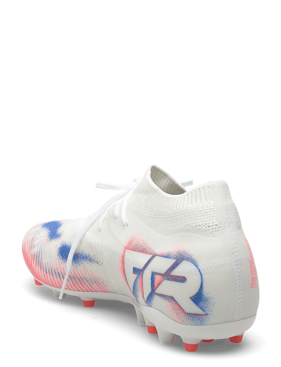 PUMA - FUTURE 8 MATCH MG - fußballstiefel - puma white-puma black-glowing red - 2