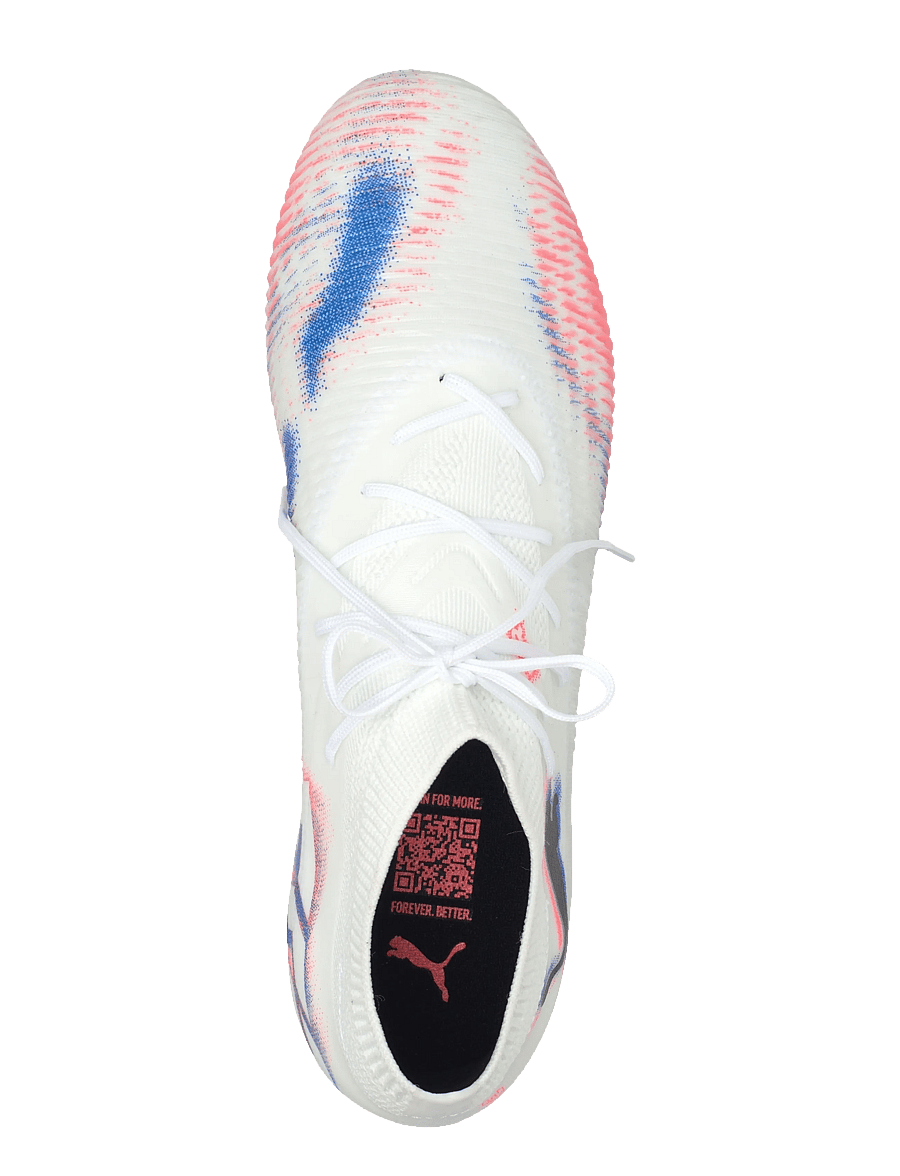 PUMA - FUTURE 8 MATCH MG - fußballstiefel - puma white-puma black-glowing red - 3