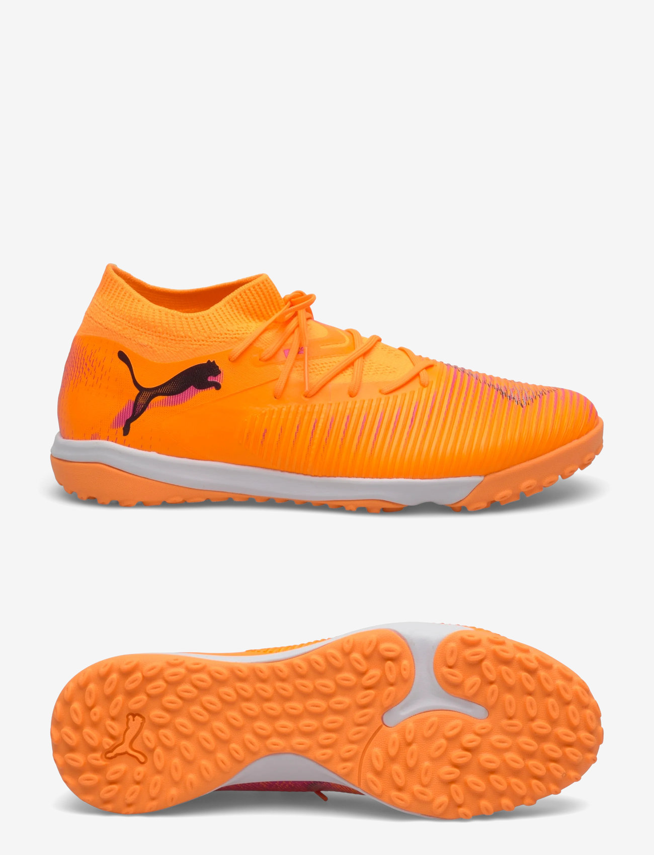 PUMA - FUTURE 8 MATCH TT - fotbollsskor - heat fire-puma black-ravish - 0