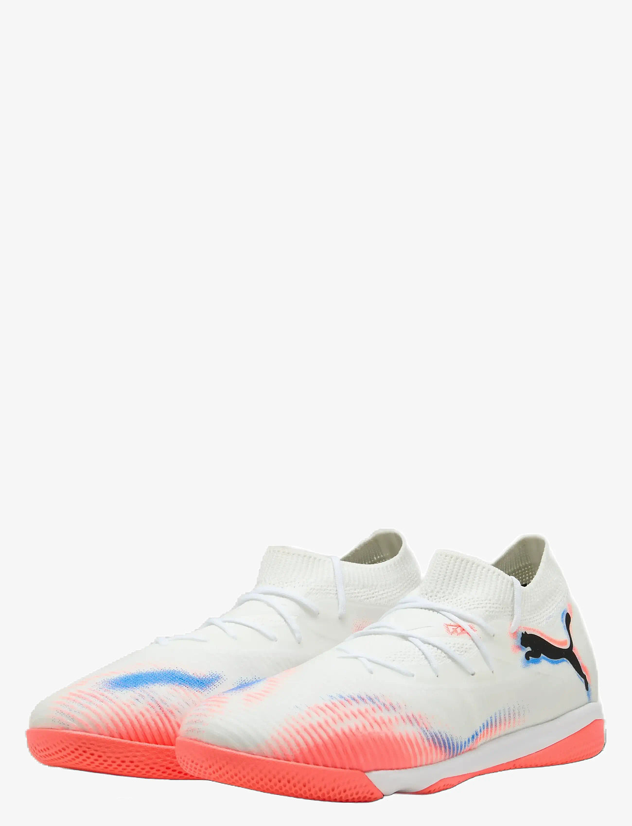 PUMA - FUTURE 8 MATCH IT - jalgpalli puutsad - puma white-puma black-glowing red - 0