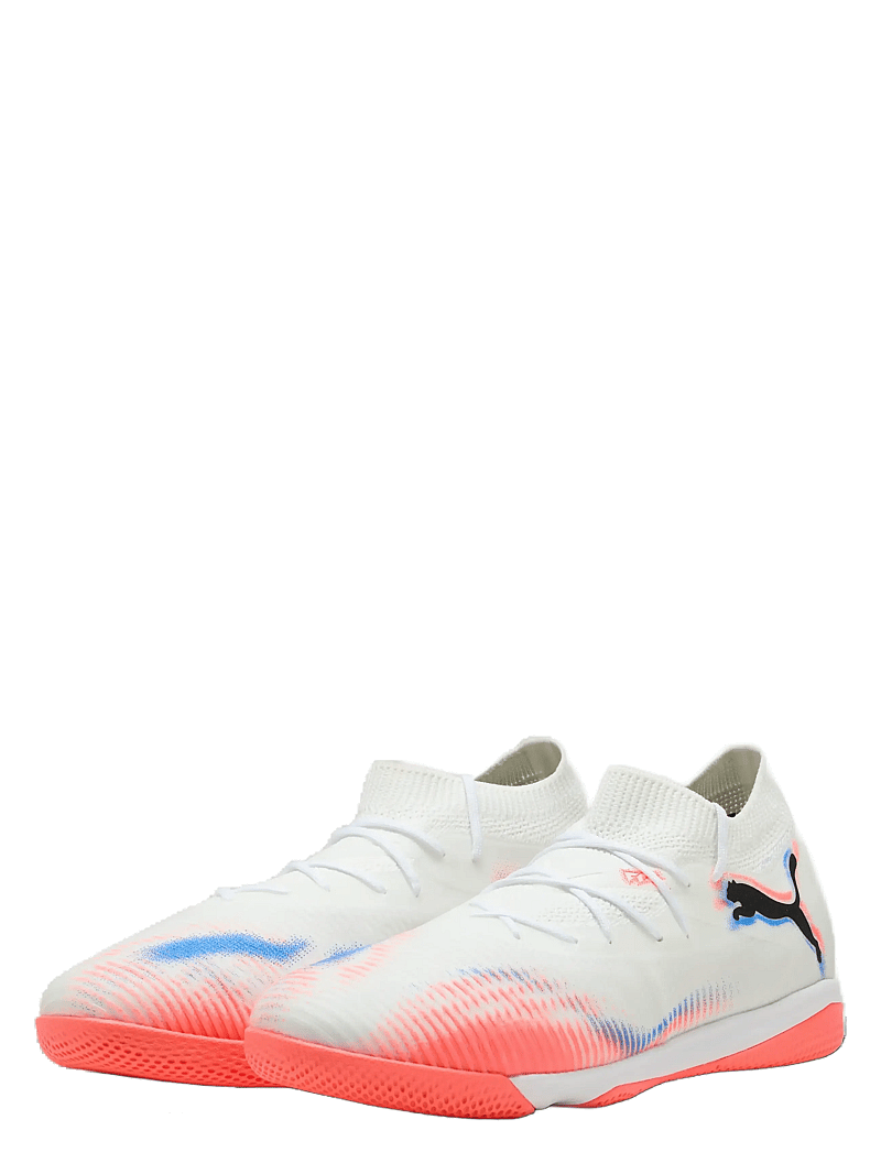 PUMA - FUTURE 8 MATCH IT - jalgpalli puutsad - puma white-puma black-glowing red - 0