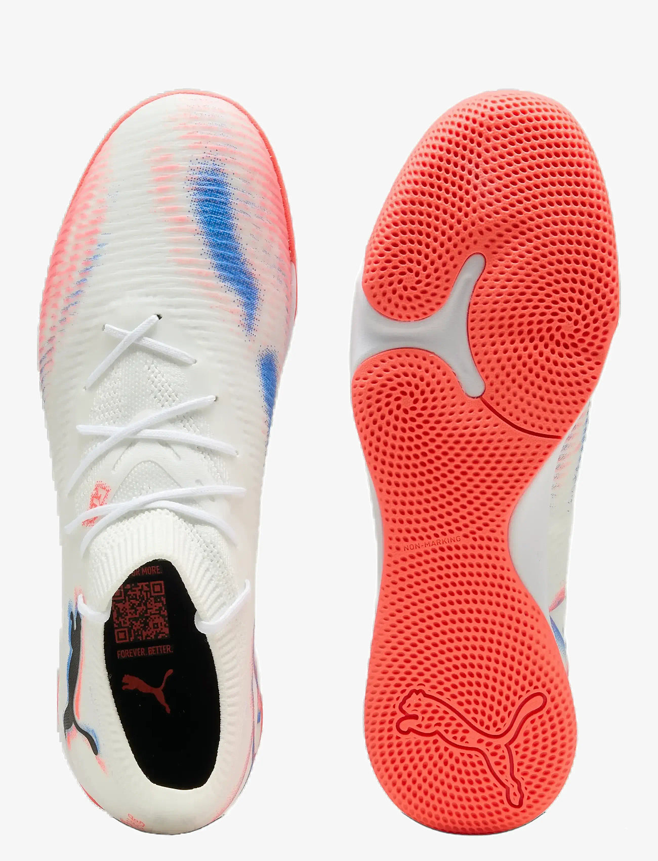 PUMA - FUTURE 8 MATCH IT - jalgpalli puutsad - puma white-puma black-glowing red - 2