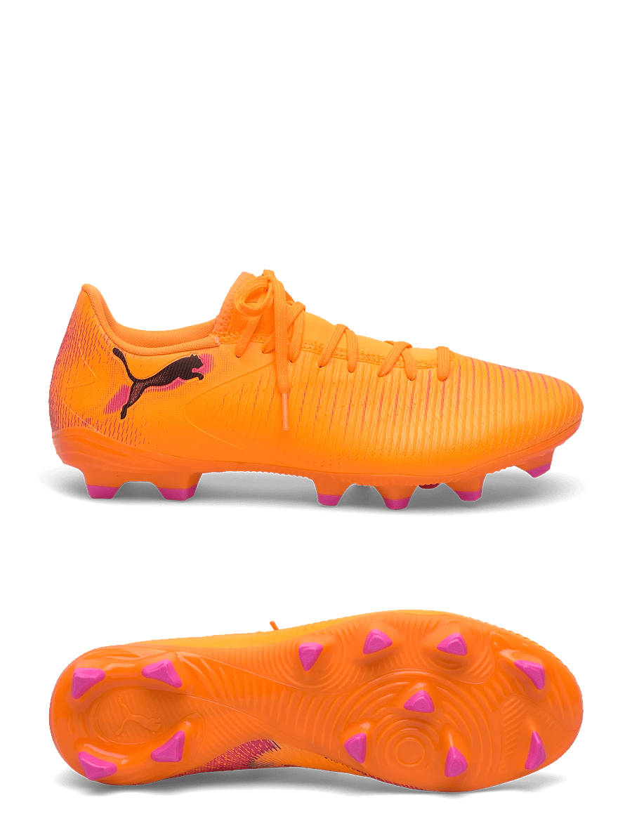 PUMA - FUTURE 8 PLAY FG/AG - fotbollsskor - heat fire-puma black-ravish - 0