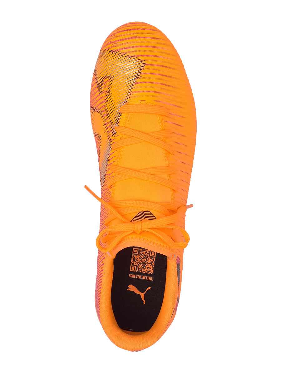 PUMA - FUTURE 8 PLAY FG/AG - fotbollsskor - heat fire-puma black-ravish - 3