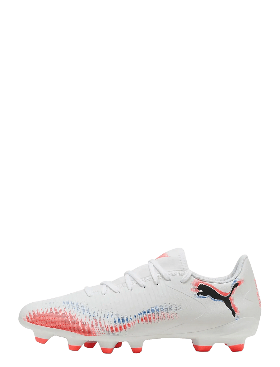 PUMA - FUTURE 8 PLAY FG/AG - fußballstiefel - puma white-puma black-glowing red - 1