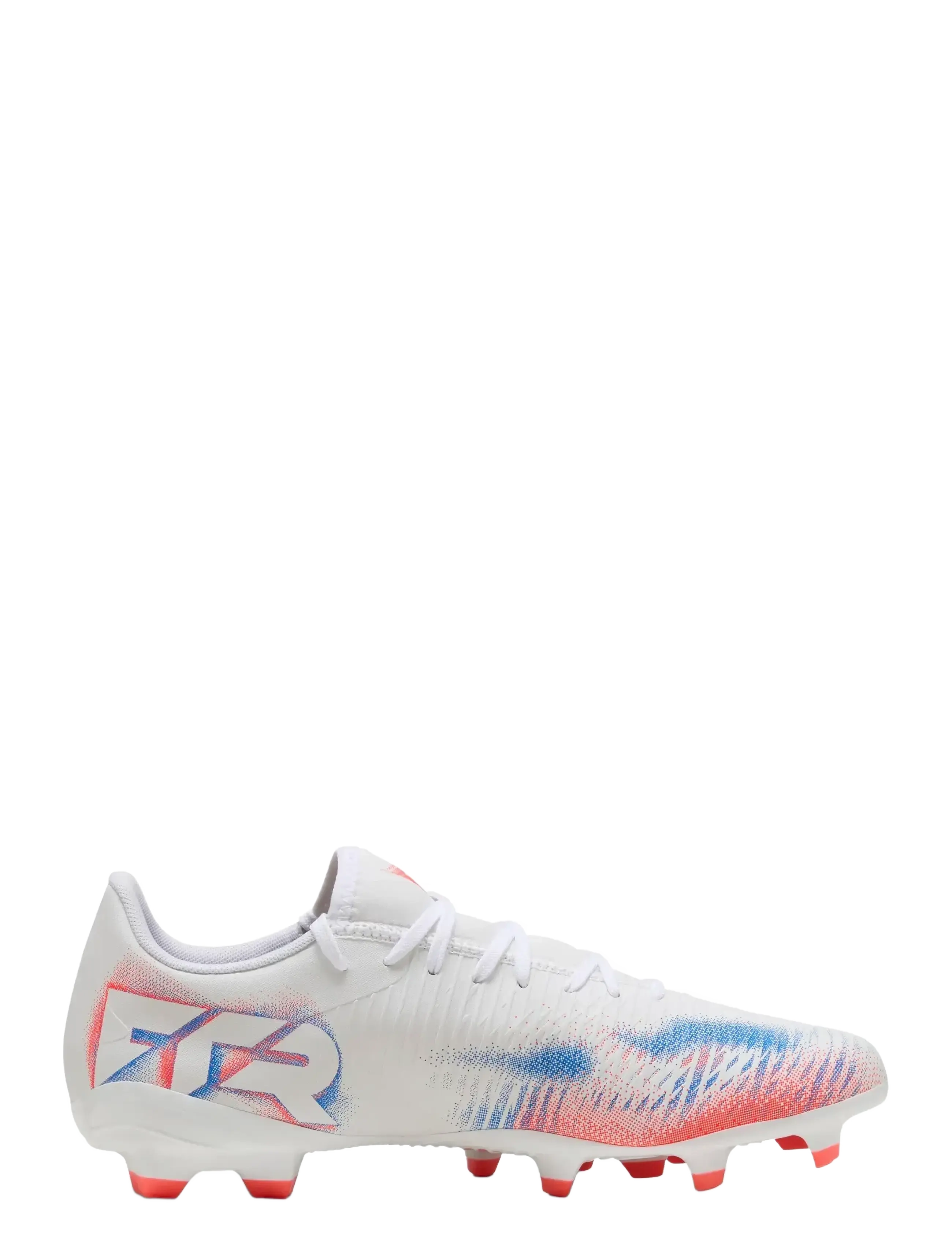 PUMA - FUTURE 8 PLAY FG/AG - fodboldsko - puma white-puma black-glowing red - 3