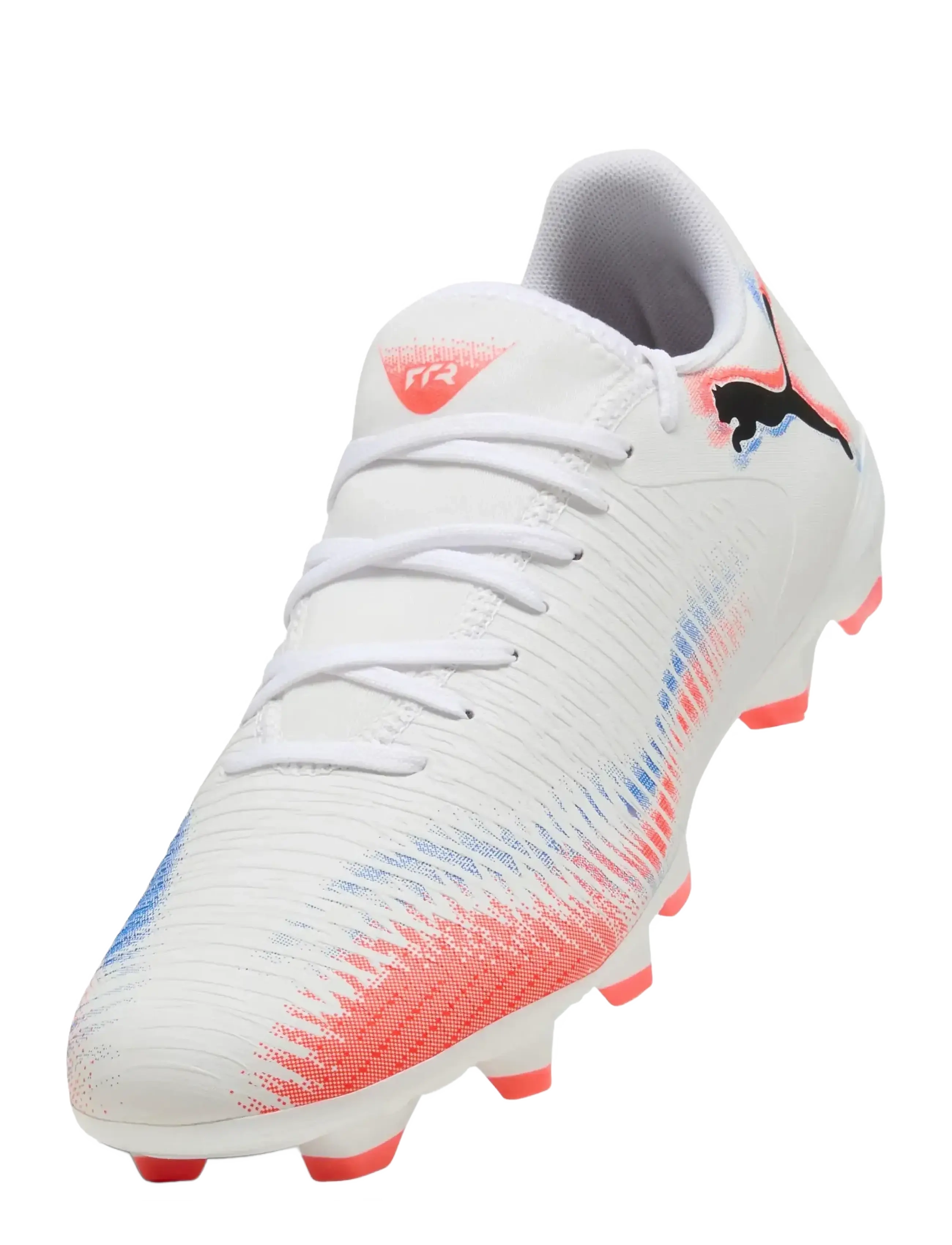 PUMA - FUTURE 8 PLAY FG/AG - fodboldsko - puma white-puma black-glowing red - 4