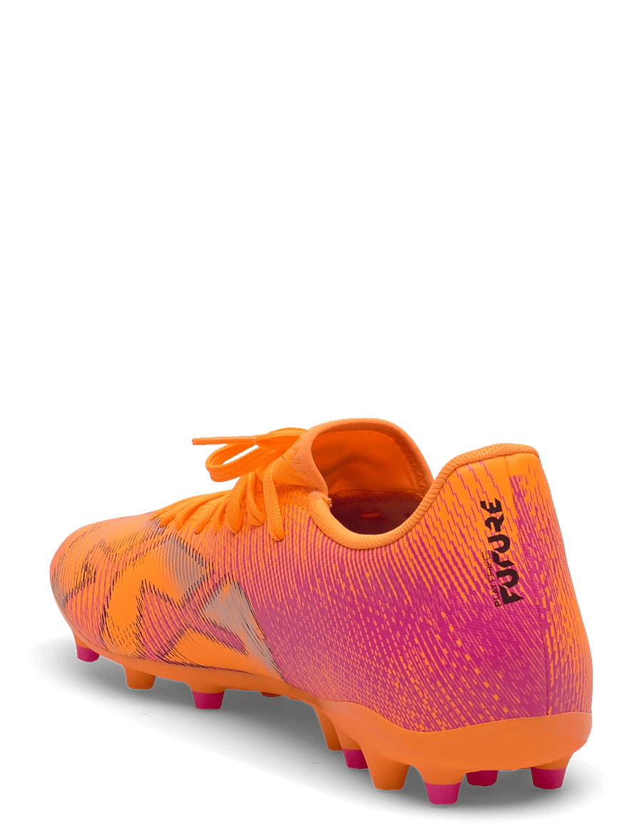 PUMA - FUTURE 8 PLAY MG - fotballsko - heat fire-puma black-ravish - 2