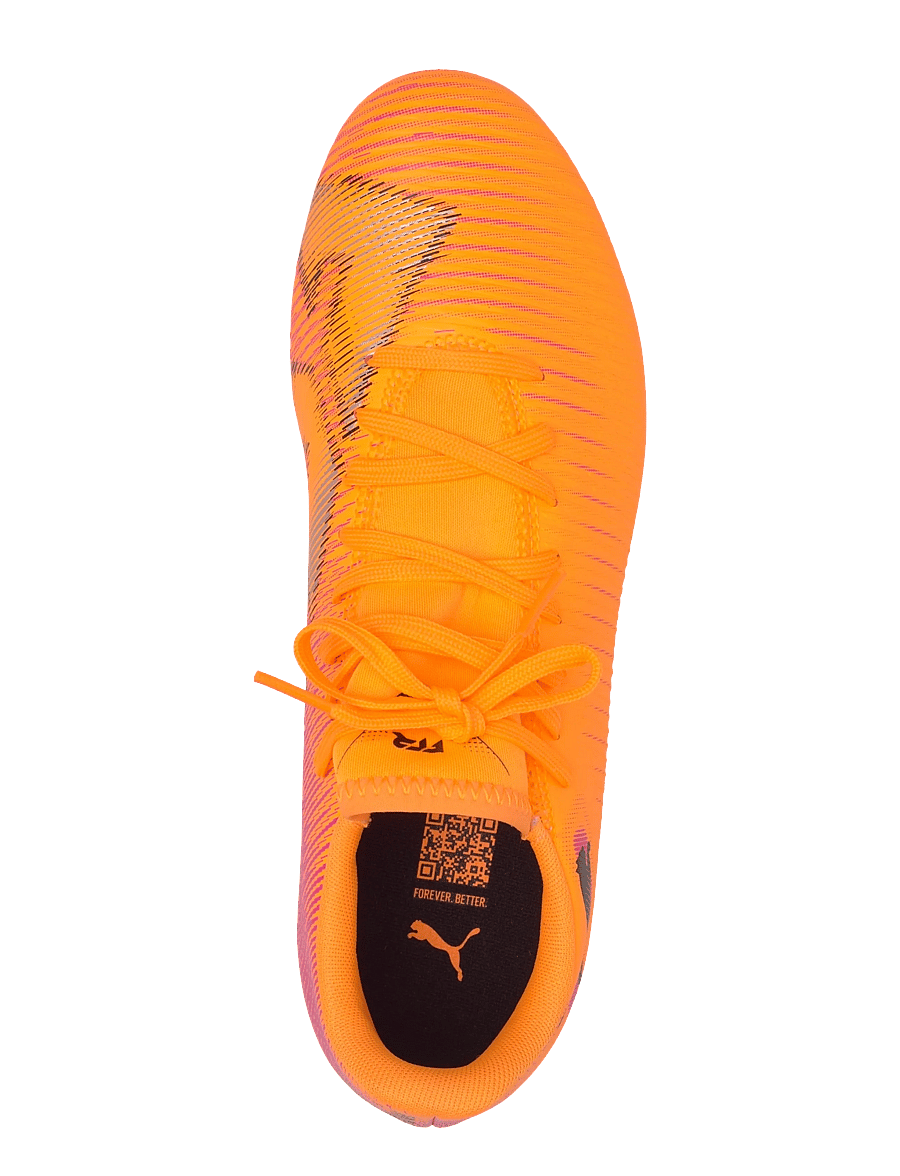 PUMA - FUTURE 8 PLAY MG - fotballsko - heat fire-puma black-ravish - 3