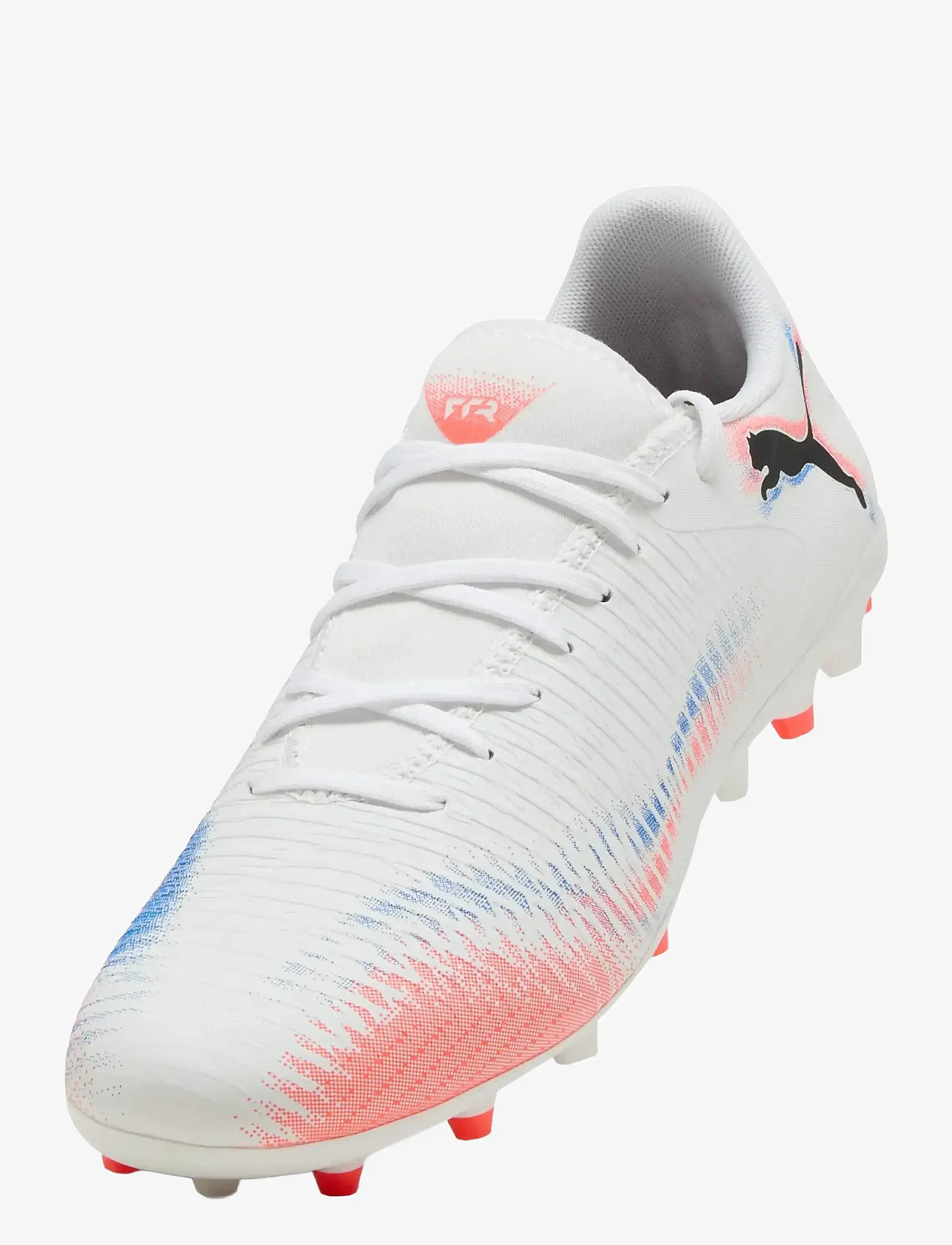 PUMA - FUTURE 8 PLAY MG - jalgpalli puutsad - puma white-puma black-glowing red - 4