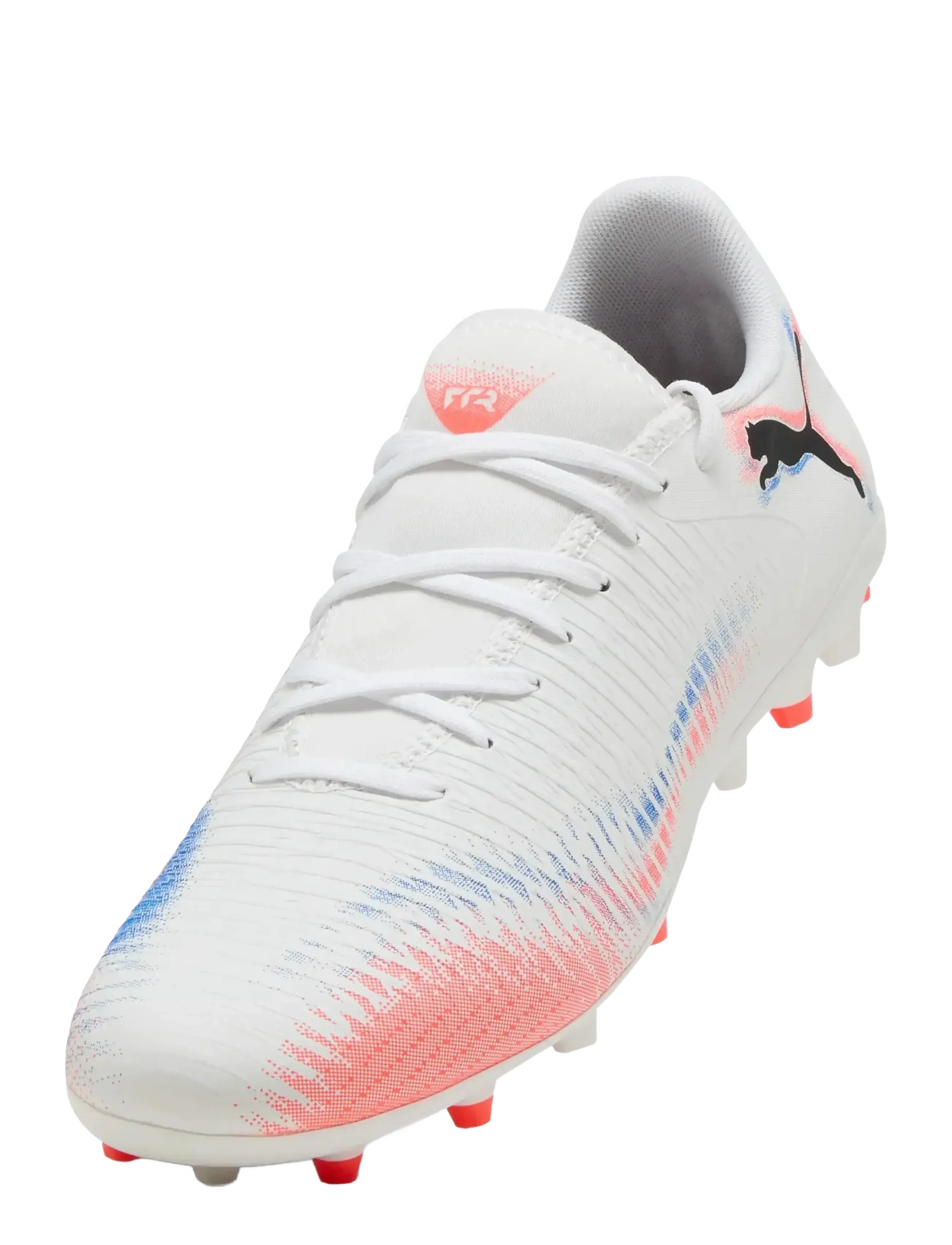 PUMA - FUTURE 8 PLAY MG - fußballschuhe - puma white-puma black-glowing red - 4