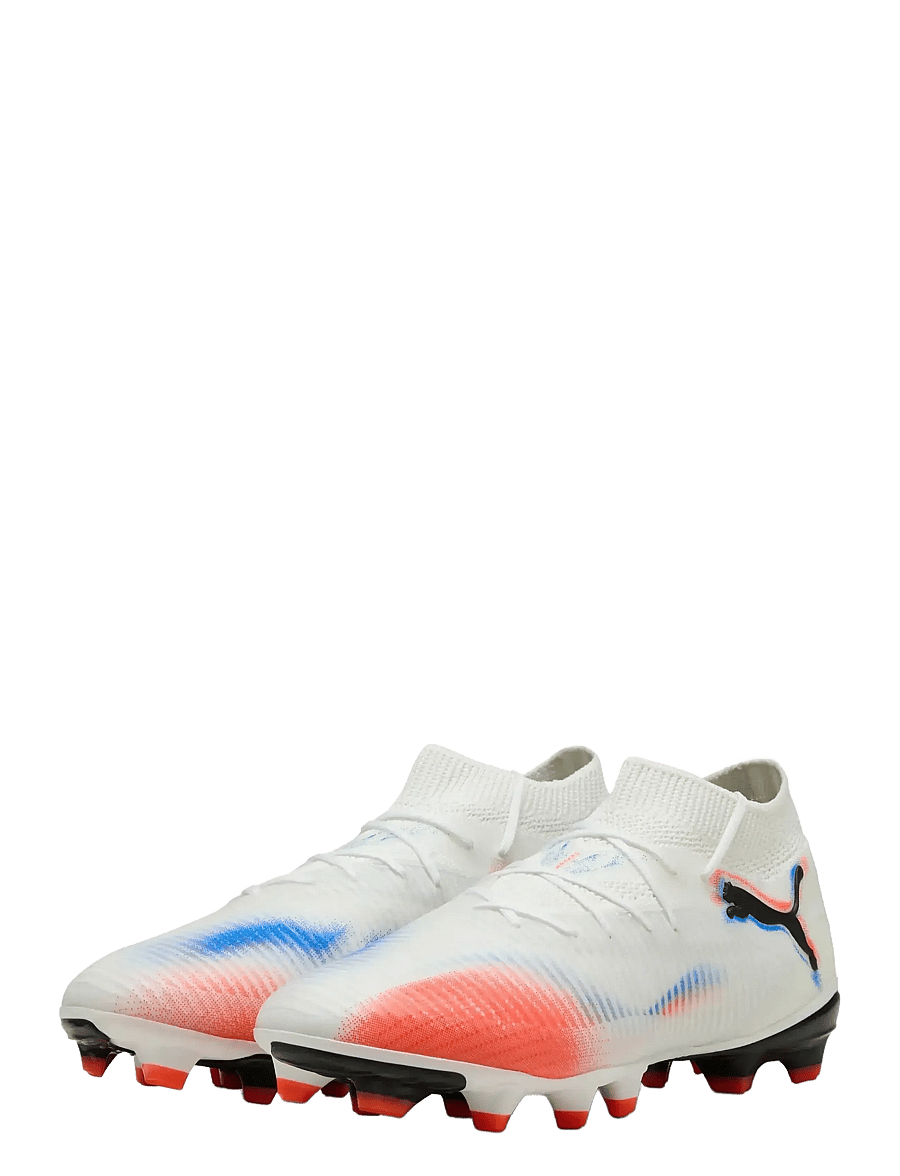PUMA - FUTURE 8 PRO FG/AG Wn s - fotballsko - puma white-puma black-glowing red - 0