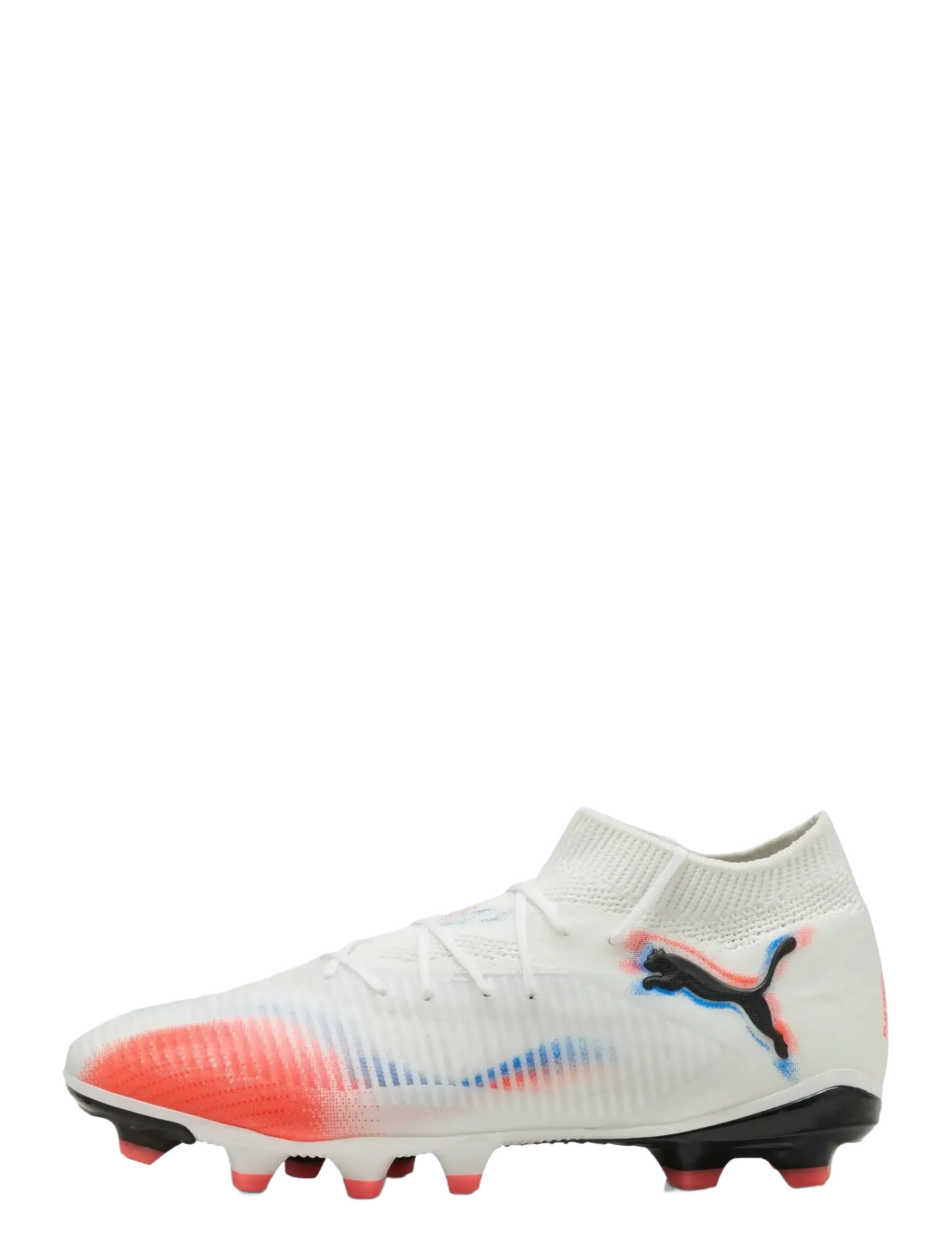 PUMA - FUTURE 8 PRO FG/AG Wn s - fotballsko - puma white-puma black-glowing red - 1
