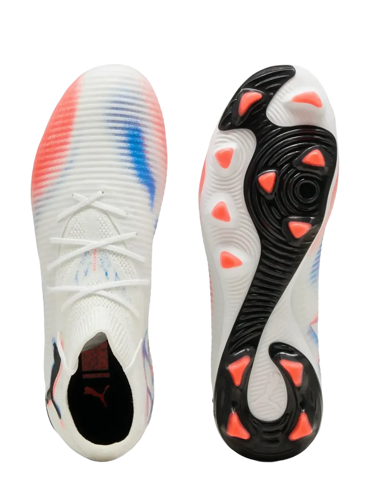 PUMA - FUTURE 8 PRO FG/AG Wn s - fotballsko - puma white-puma black-glowing red - 2