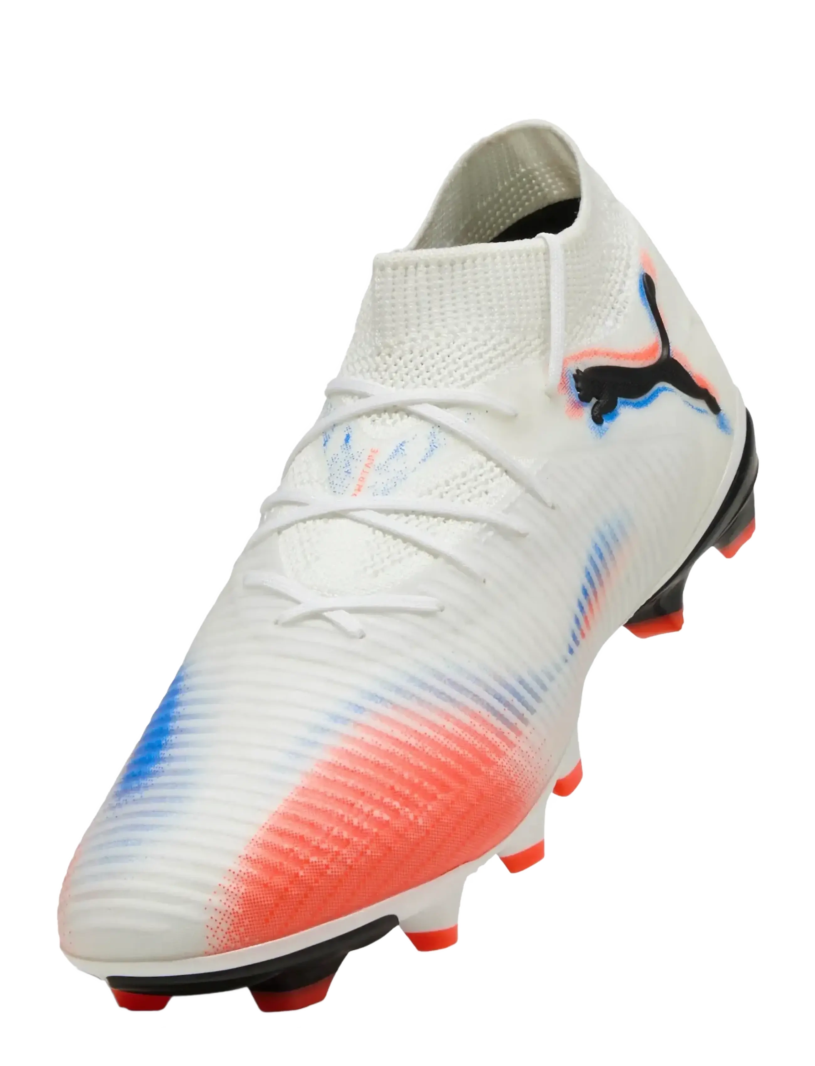 PUMA - FUTURE 8 PRO FG/AG Wn s - fotballsko - puma white-puma black-glowing red - 4