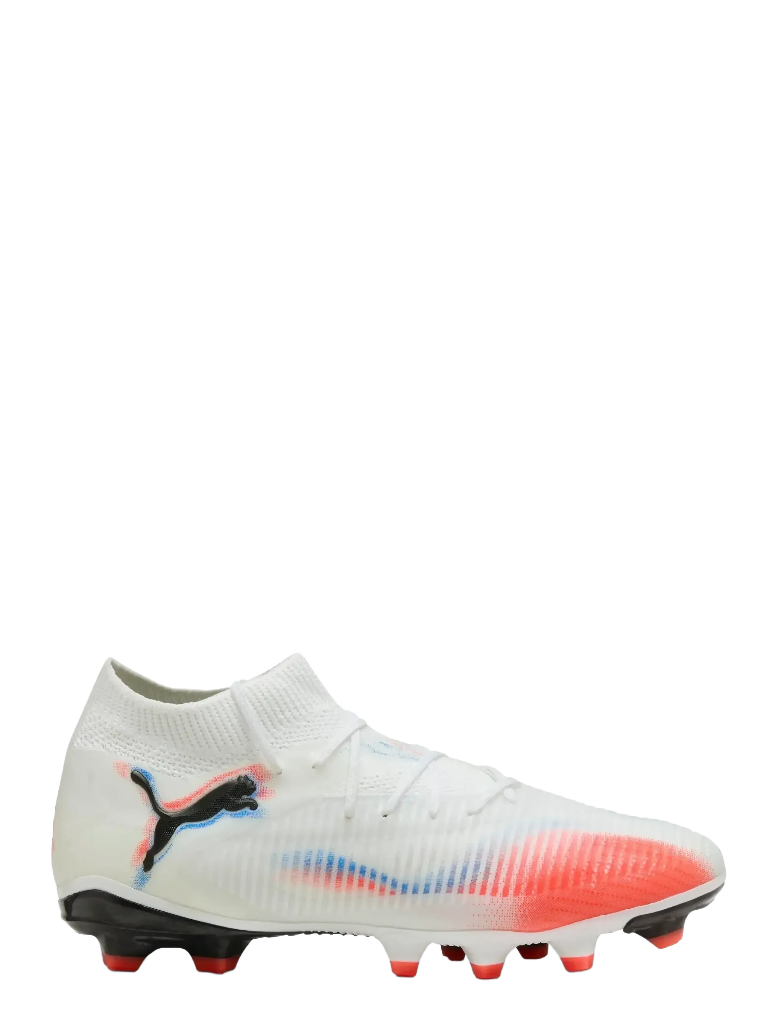 PUMA - FUTURE 8 PRO FG/AG Wn s - fotballsko - puma white-puma black-glowing red - 5