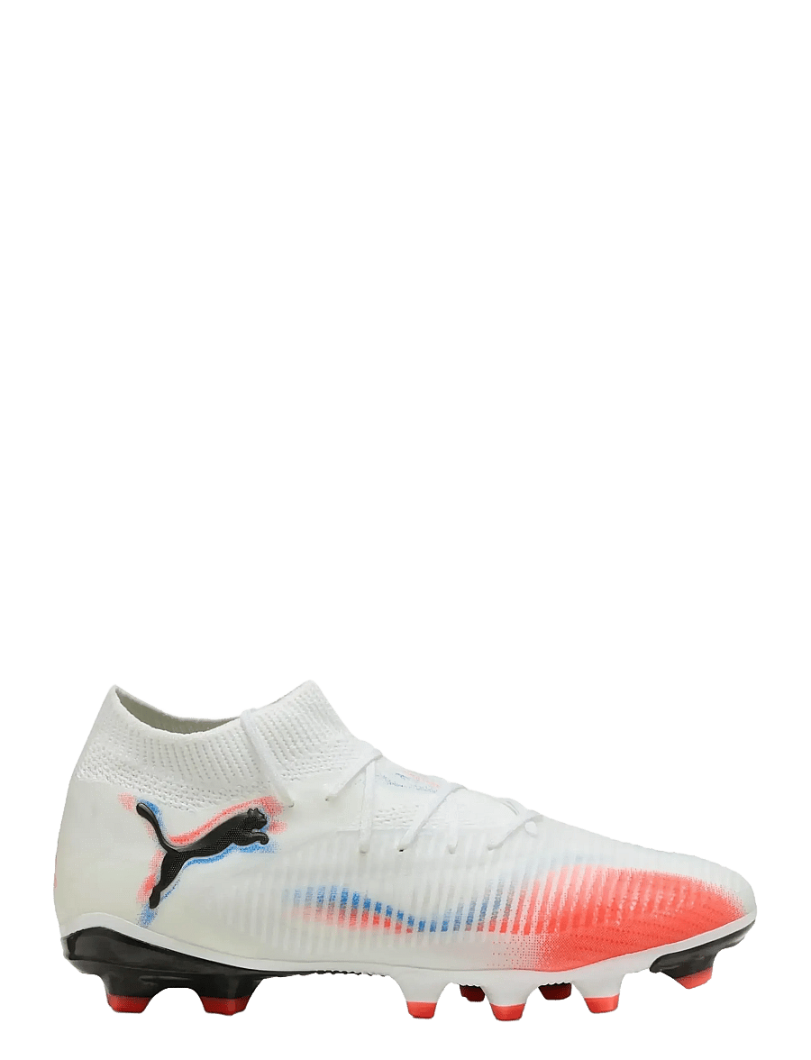 PUMA - FUTURE 8 PRO FG/AG Wn s - fotballsko - puma white-puma black-glowing red - 5