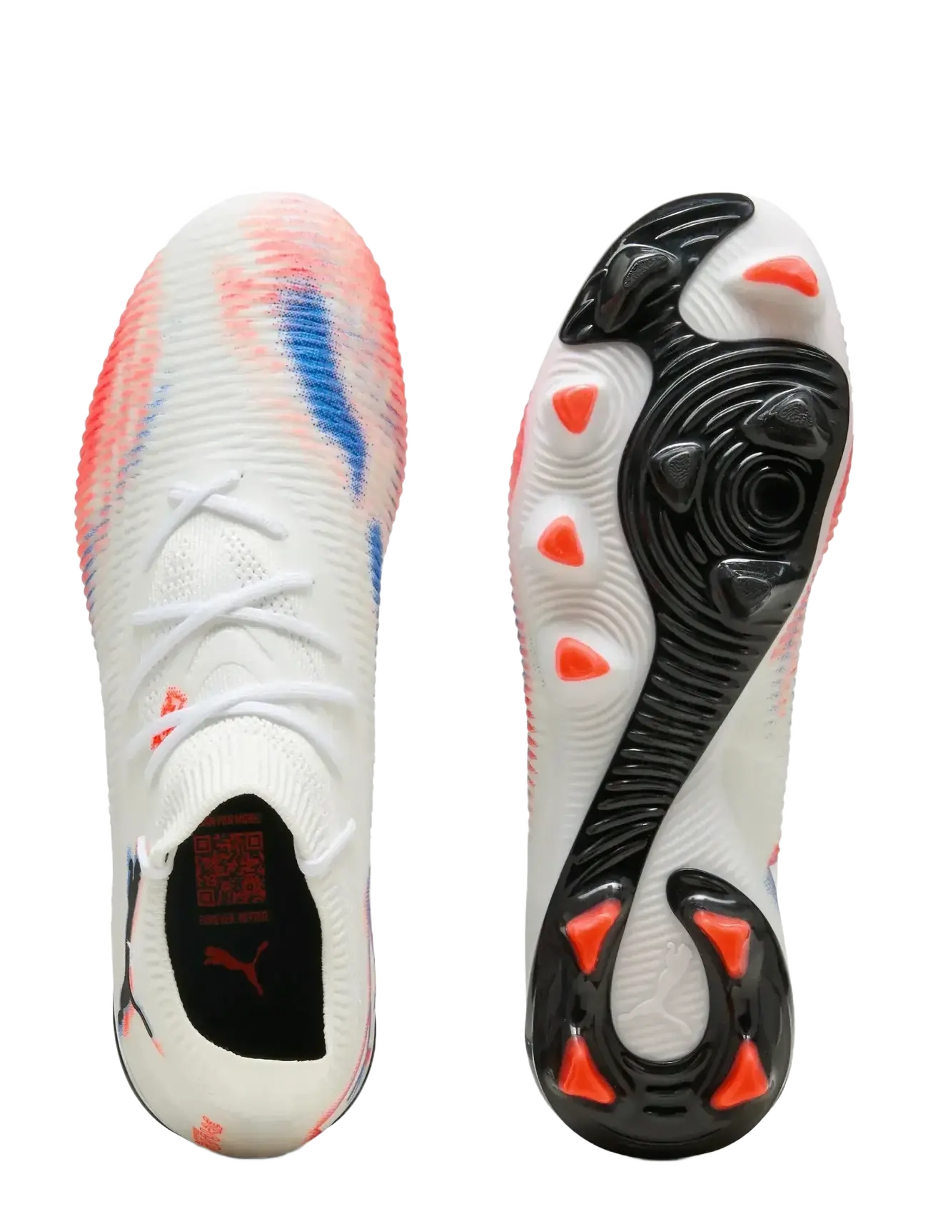 PUMA - FUTURE 8 MATCH FG/AG Wn s - football boots - puma white-puma black-glowing red - 2
