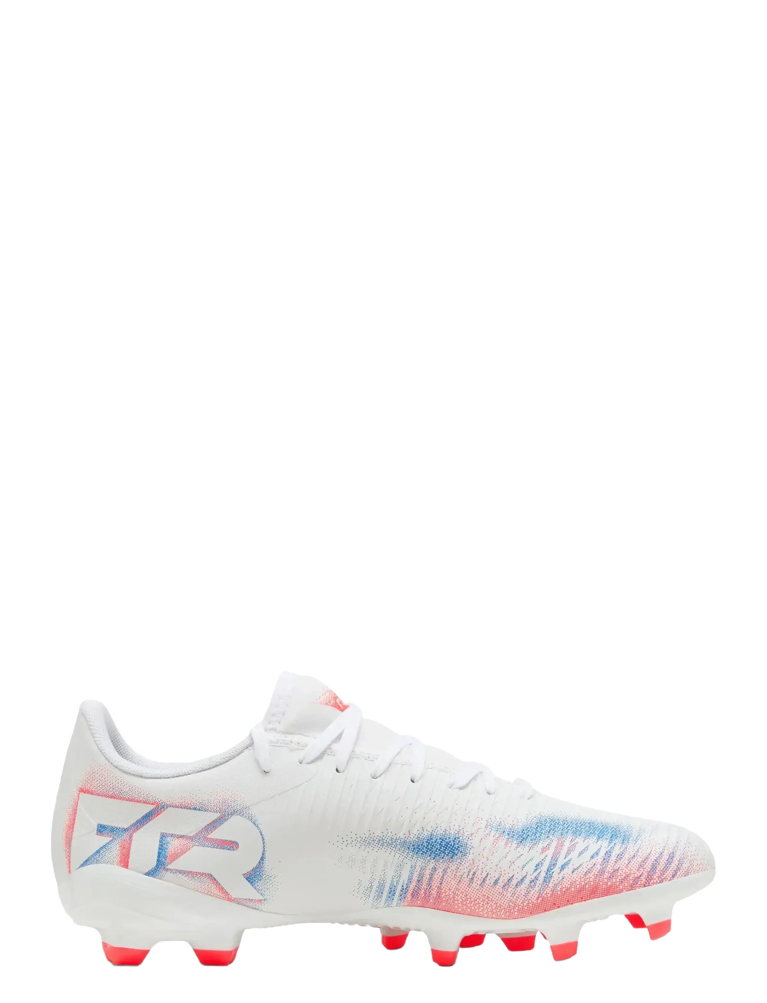 PUMA - FUTURE 8 PLAY FG/AG Wn s - fotbollsskor - puma white-puma black-glowing red - 3