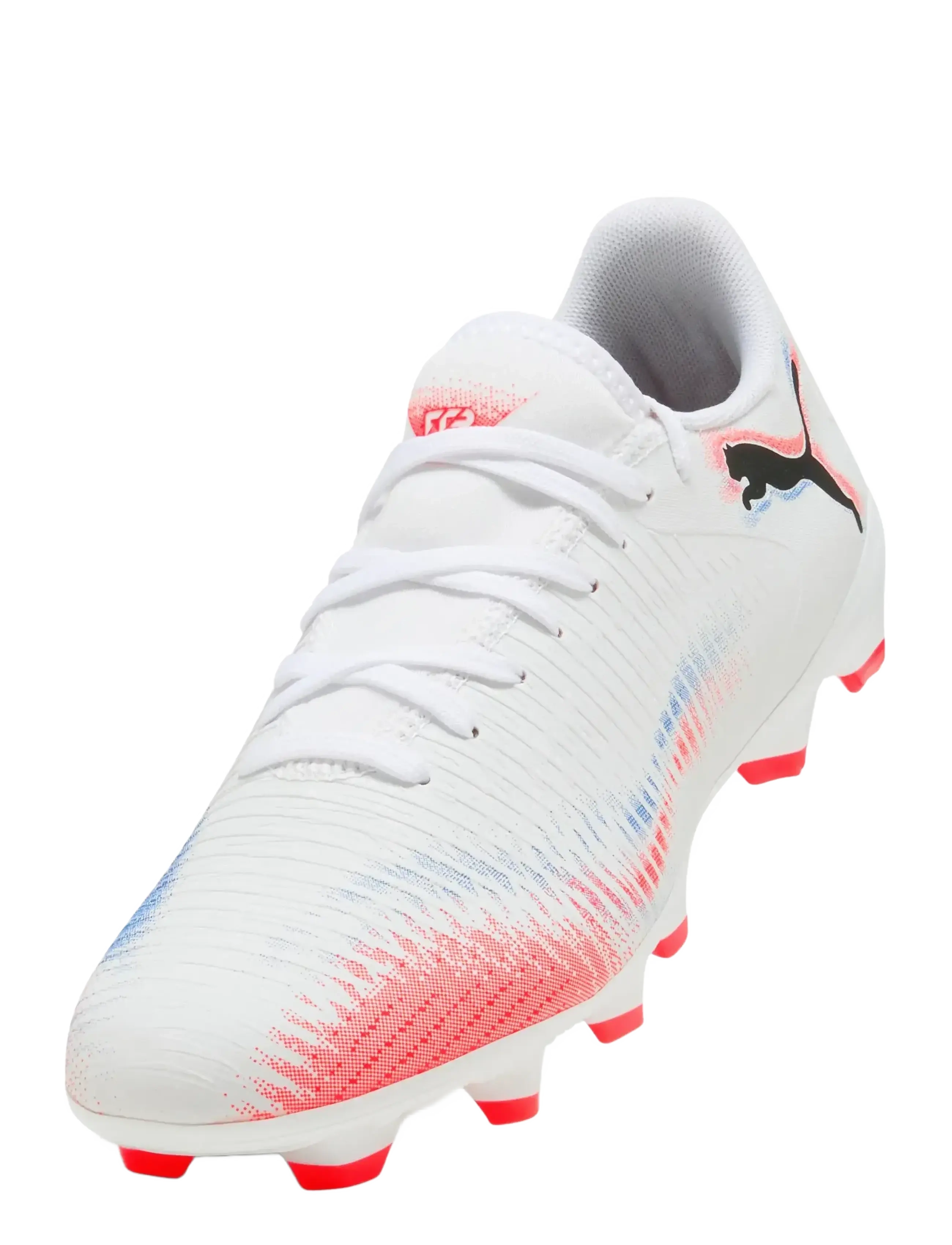 PUMA - FUTURE 8 PLAY FG/AG Wn s - fotbollsskor - puma white-puma black-glowing red - 4